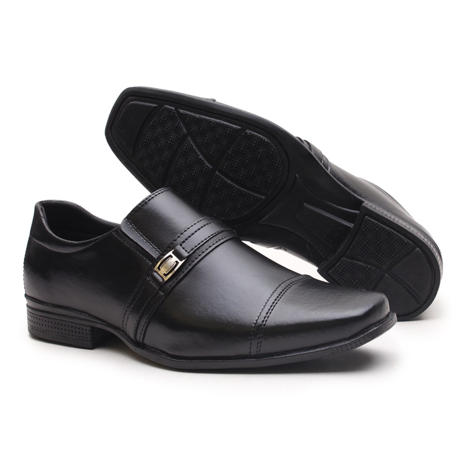 Sapato Social Masculino Com Metal Lateral Miletto