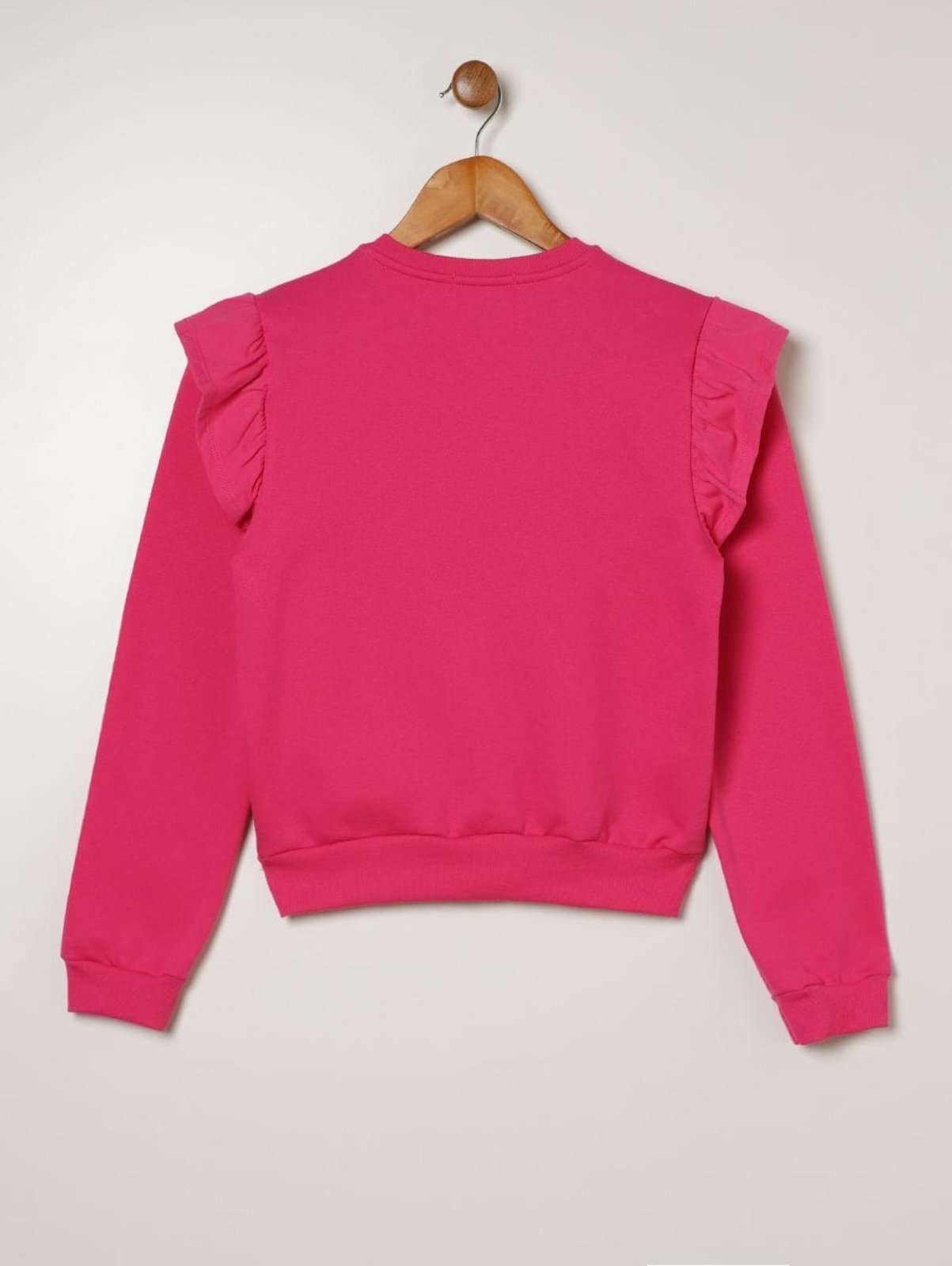 Vista 3 Infantil - Moletom Vels Juvenil Para Menina - PINK rosa pink Vels rosa pink