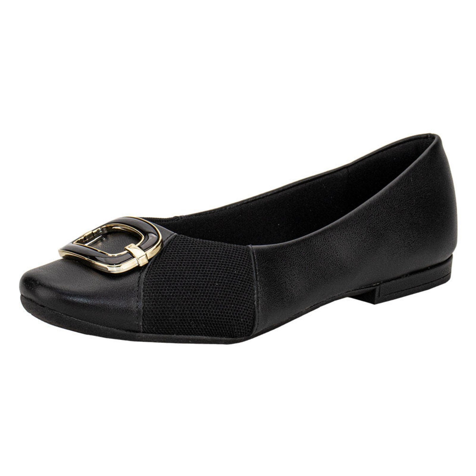 Sapatilha Feminina Flat Usaflex Mm0104 0941040 Preto