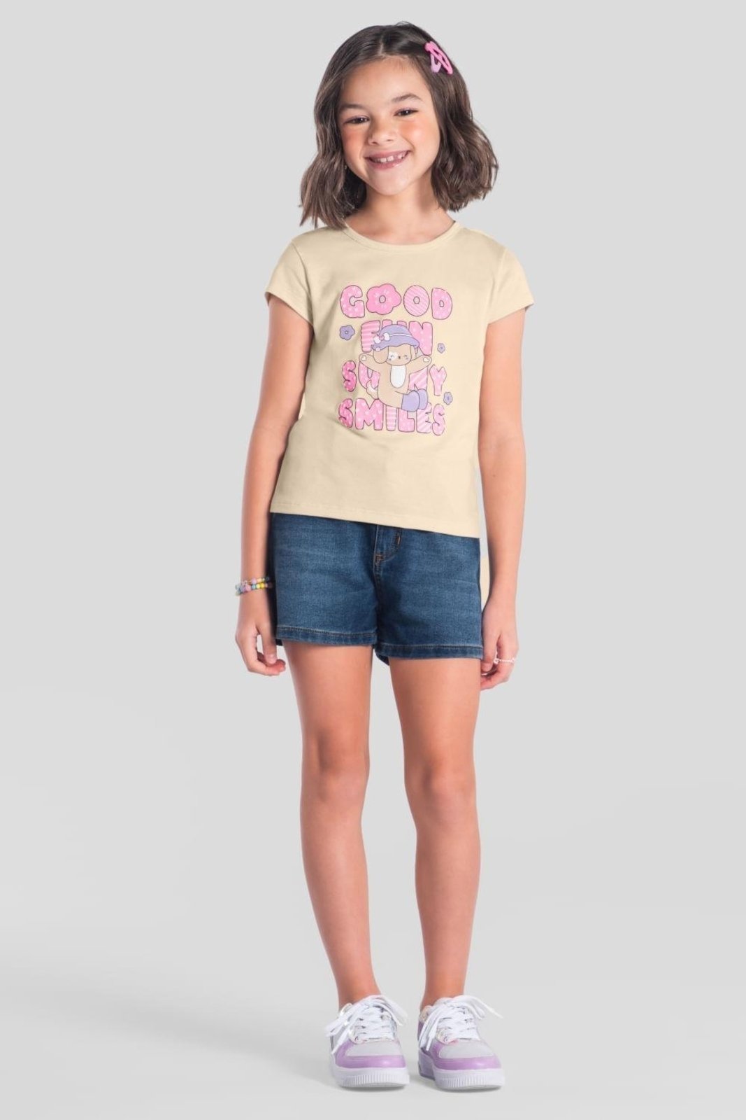 Infantil - Blusa menina cachorrinho sweet goods Brandili