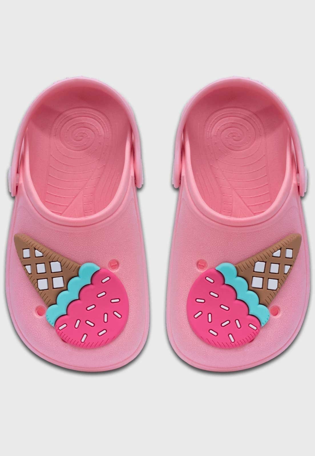 Vista 3 Infantil - Kit Babuche Sorvete e Óculos de Sol com Capinha Pópidí rosa Pópidí rosa