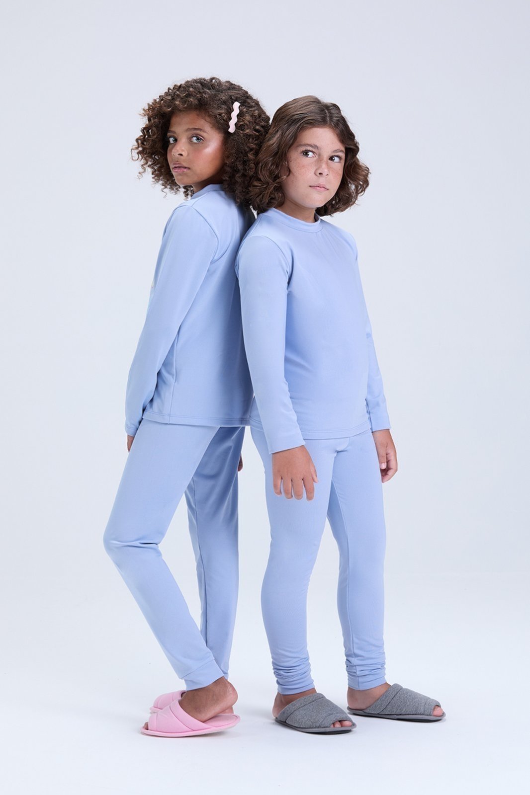 Infantil - Conjunto Térmico Azul Claro