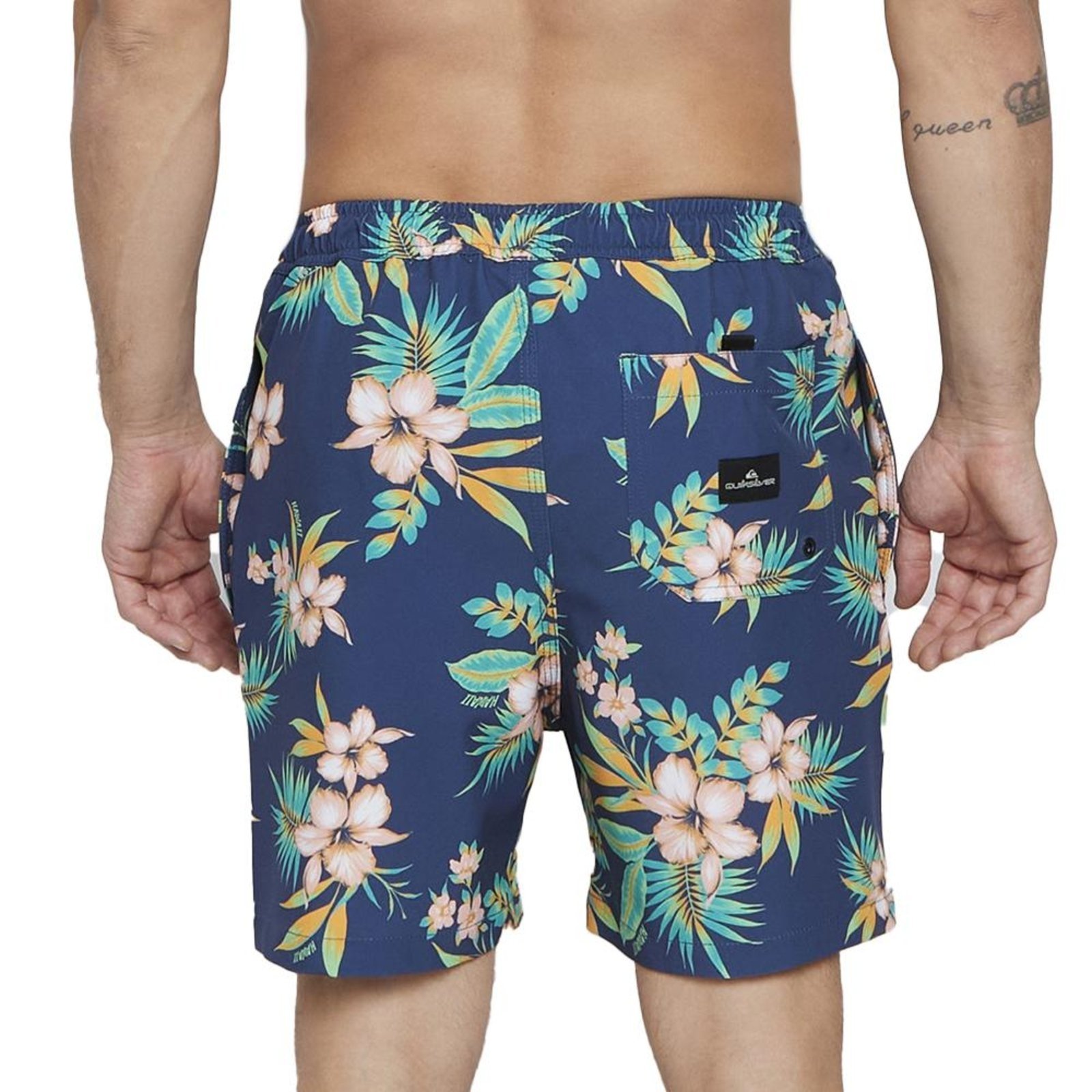 Bermuda Quiksilver Everyday Hi Shoreline 17" SM25 Marinho"