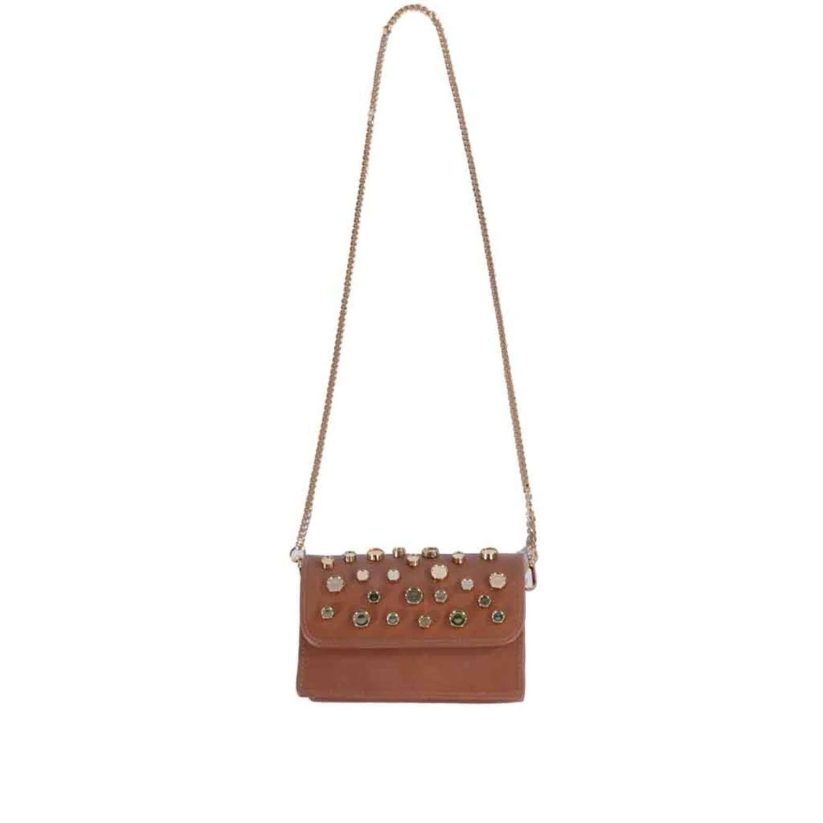 Bolsa Zariff Mia com Maxi Esferas Zariff Marrom
