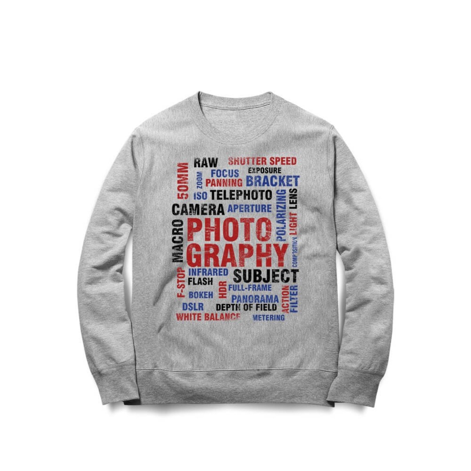 Moletom Photography Settings - Mescla Cinza - Casual - Studio Geek