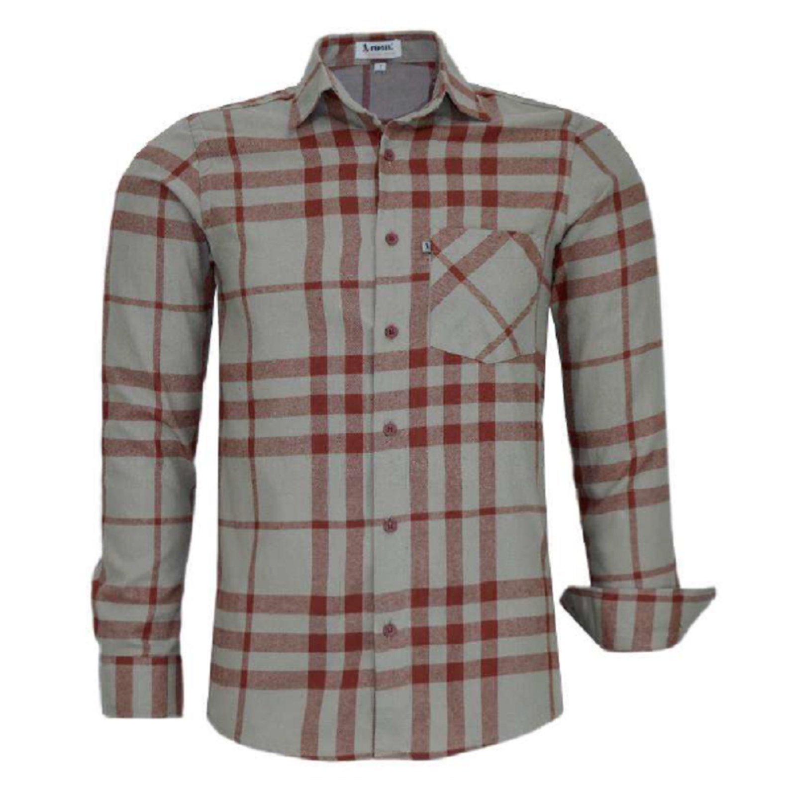 Camisa Xadrez Flanela Social Manga Longa Original Amil Cor 2