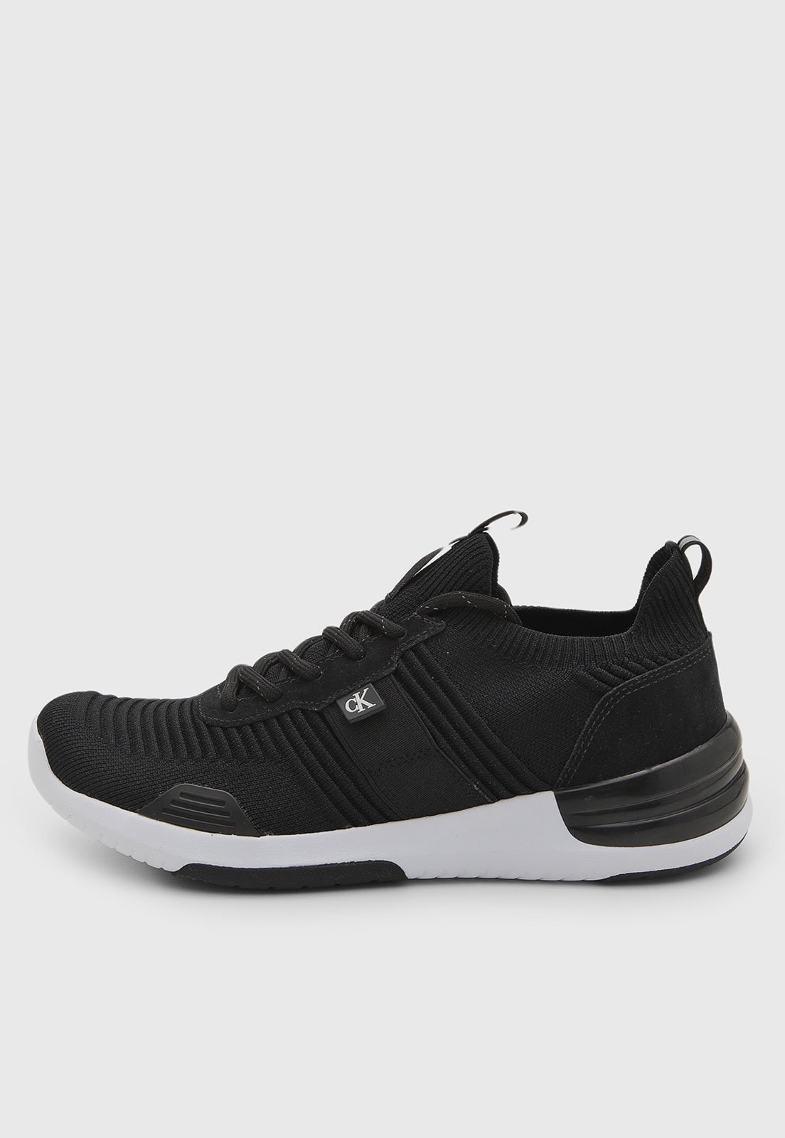 Tênis Masculino Calvin Klein Air Knitting Flexible Preto