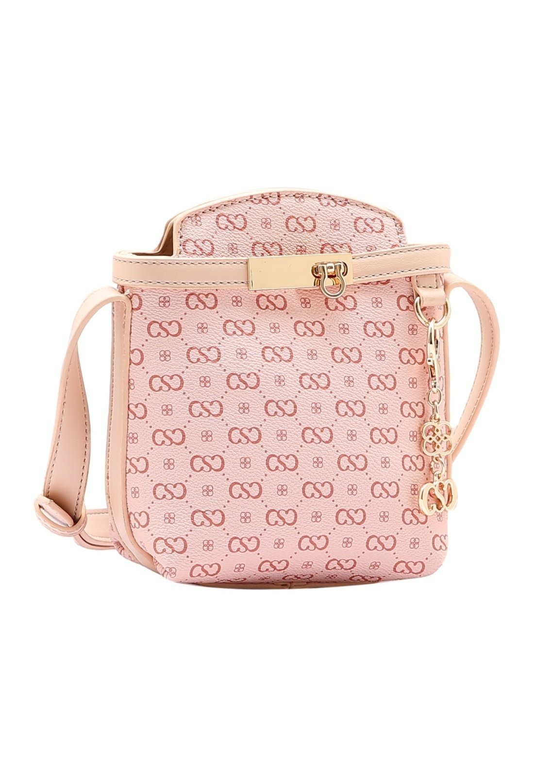 Bolsa Feminina Chenson Original Monograma Elegance Transversal 3484976