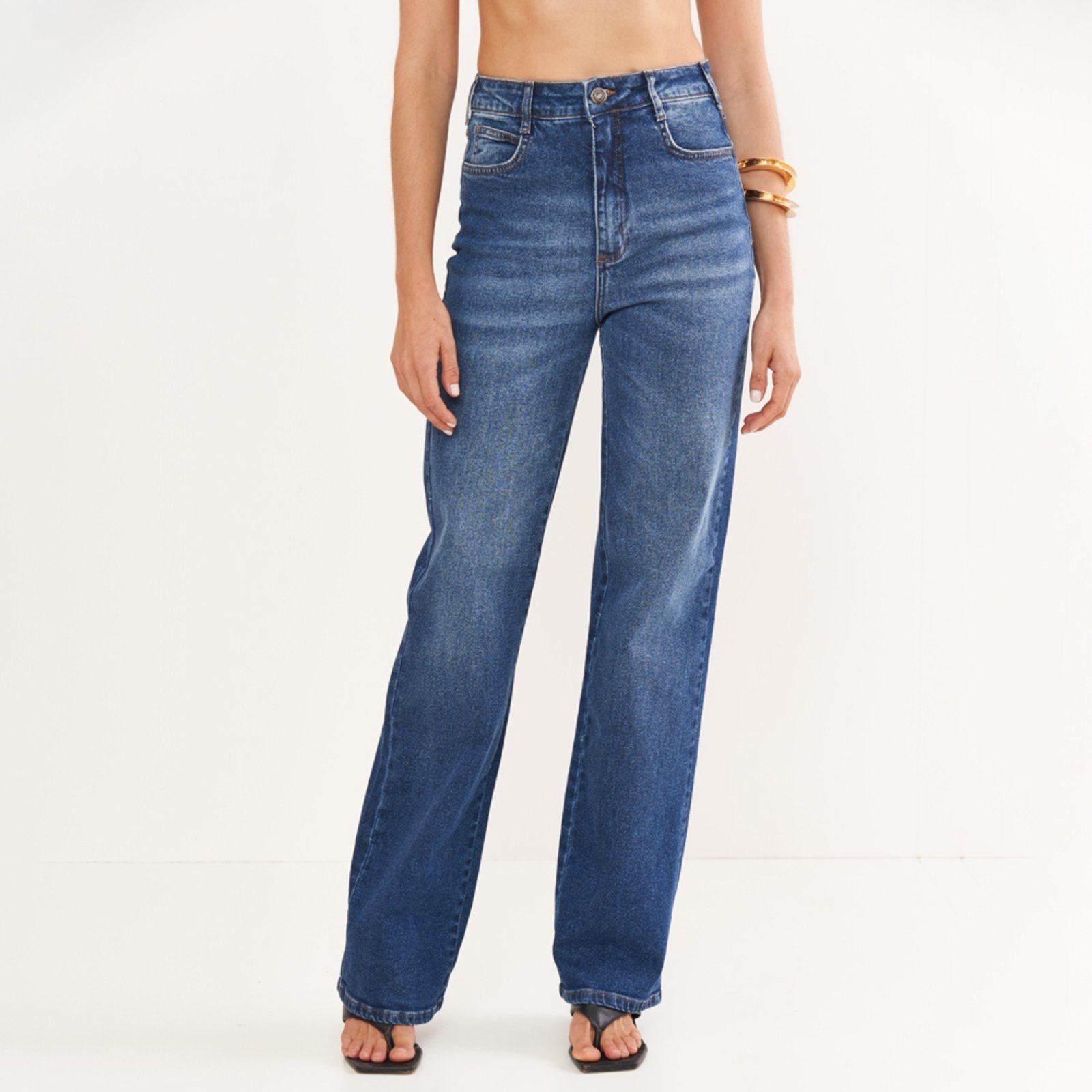 Calça Jeans Colcci Juliette Stretch Pr26 Azul Feminino