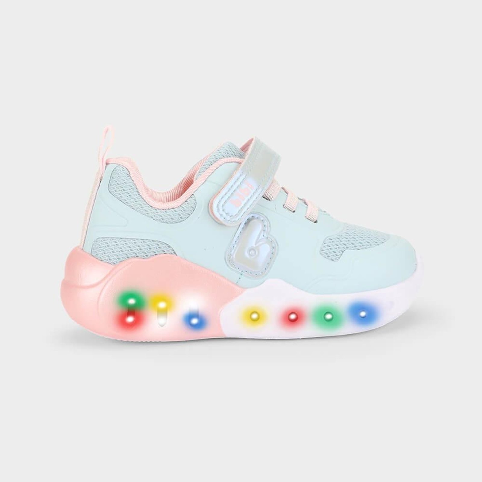 Vista 2 Infantil - Tênis Bibi Fun Light com Rosa 23 Calçados Bibi azul Calçados Bibi azul