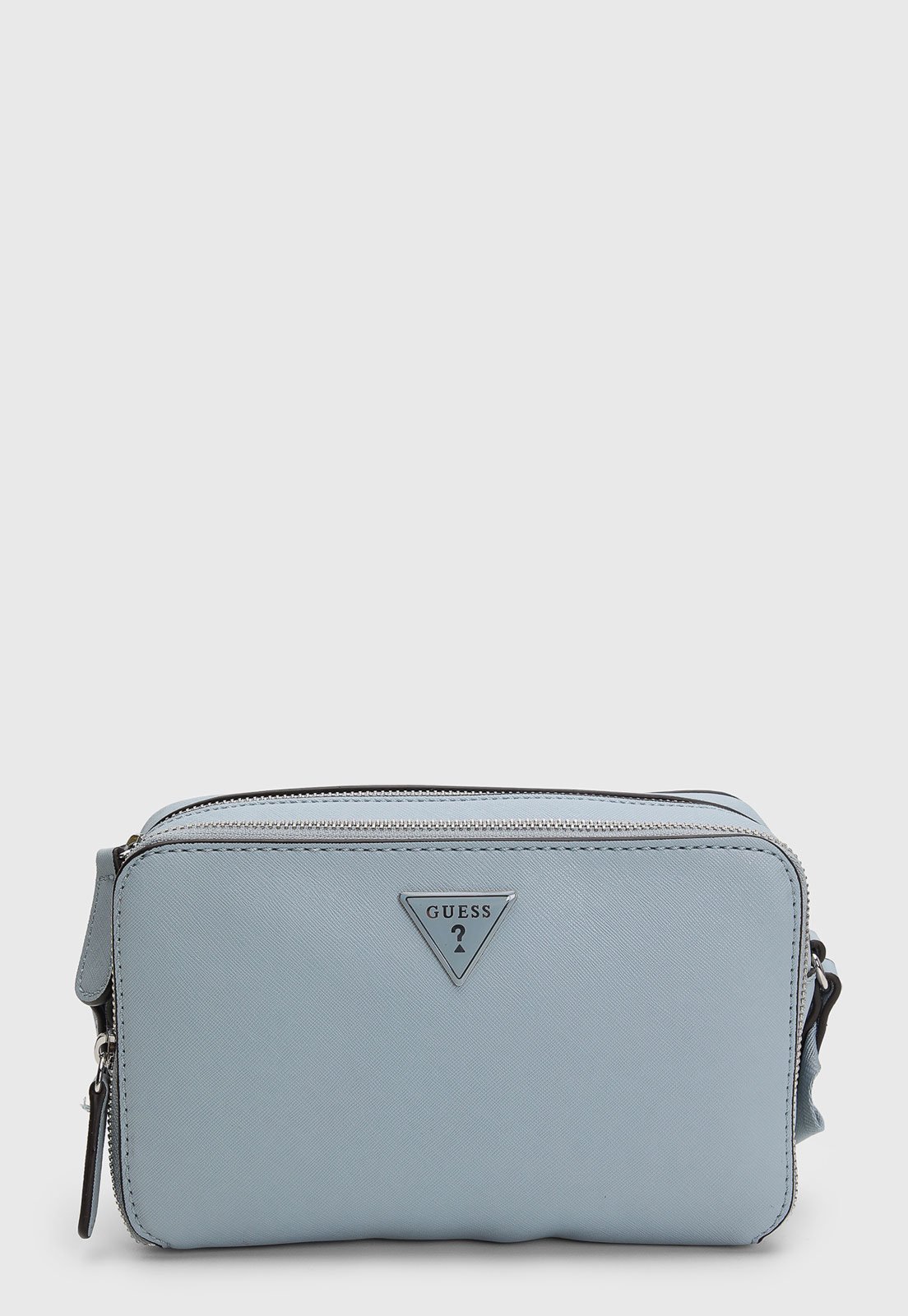 Bolsa Feminina Guess Pequena Logo Azul Claro