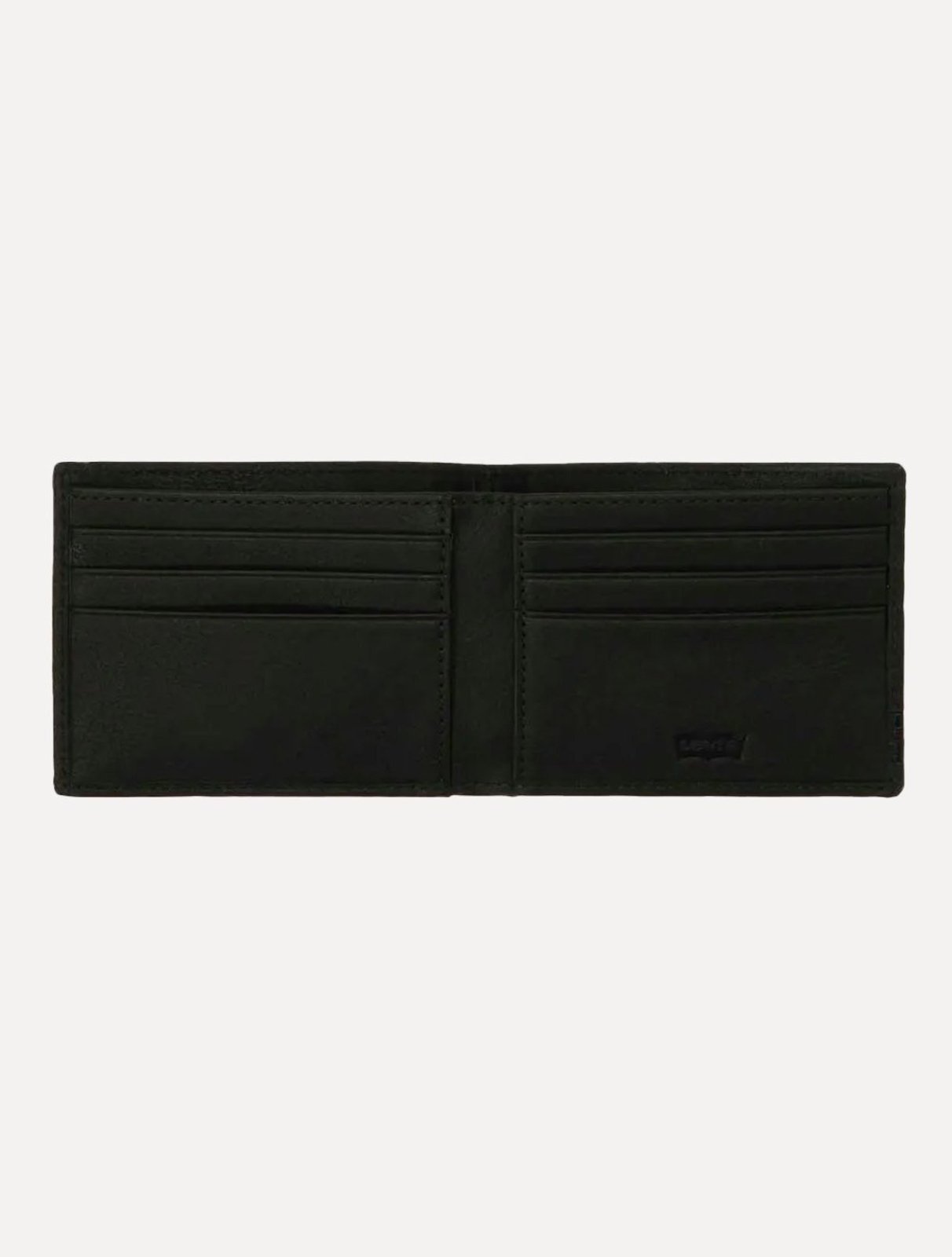 Vista 3 Carteira Levis Masculina Id Bifold Preta preto Levis preto