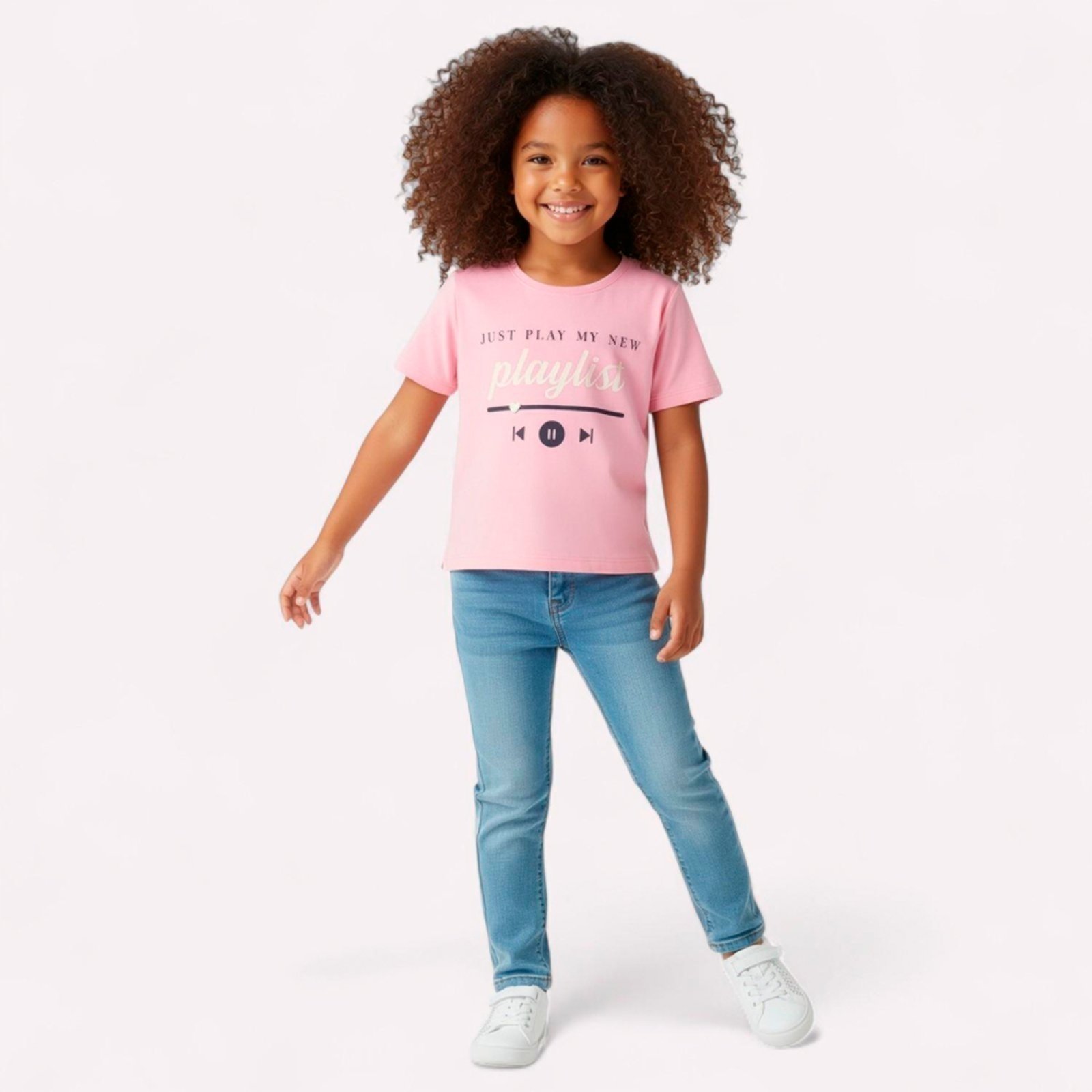 Infantil - Blusa Menina Lettering Kyly