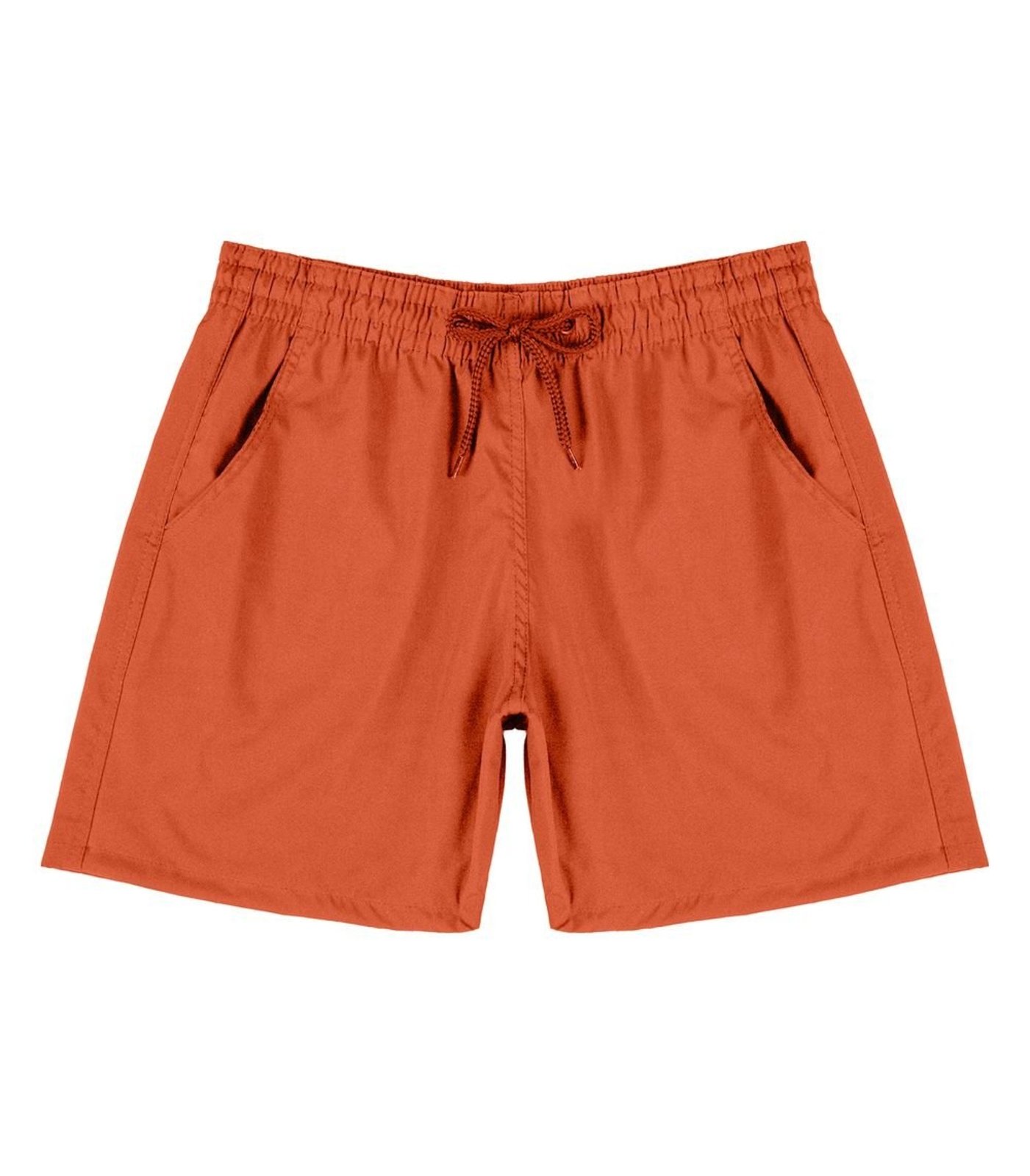 Bermuda Masculina Com Bolsos De Tactel Select Laranja