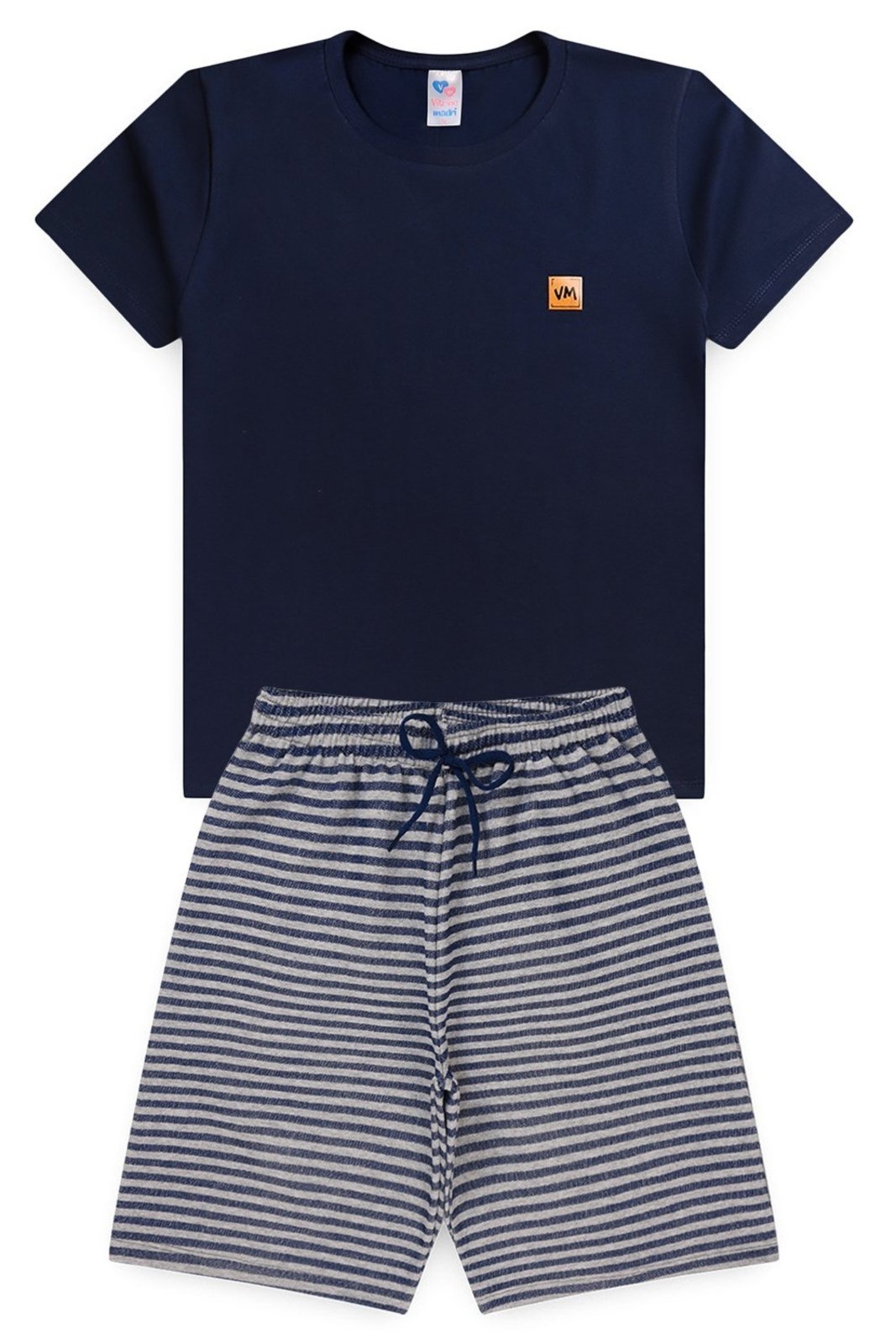 Infantil - Conjunto Juvenil Verão Masculino Básico Vitrine Madri