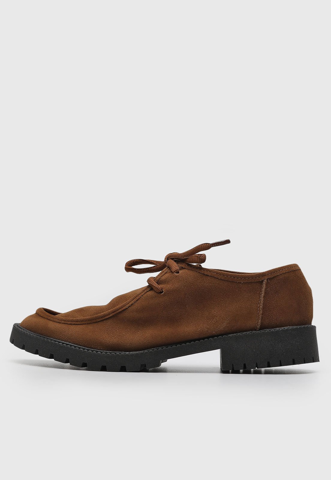 Mocassim Feminino Via Uno Tratorado Marrom