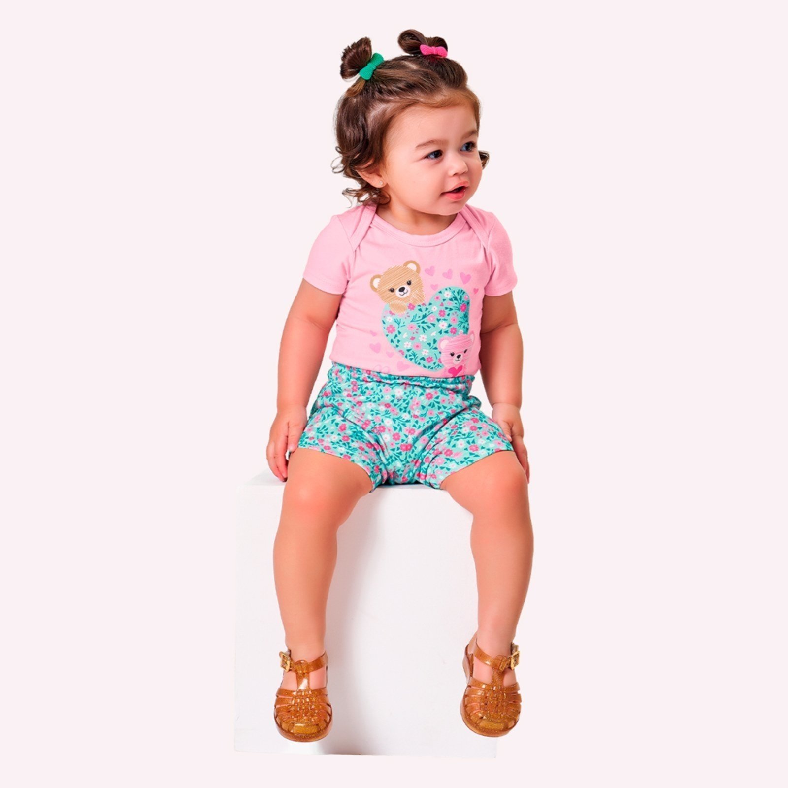 Infantil - Conjunto Menina Ursinhos Kyly