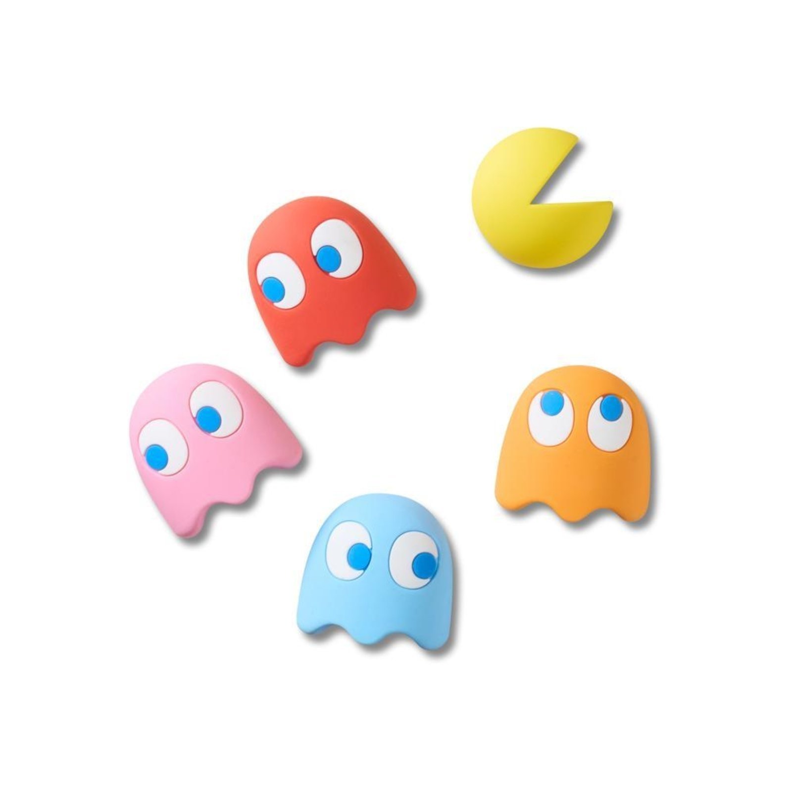 Vista 2 Infantil - Jibbitz™ PacMan Pack Com 5 Peças Crocs branco