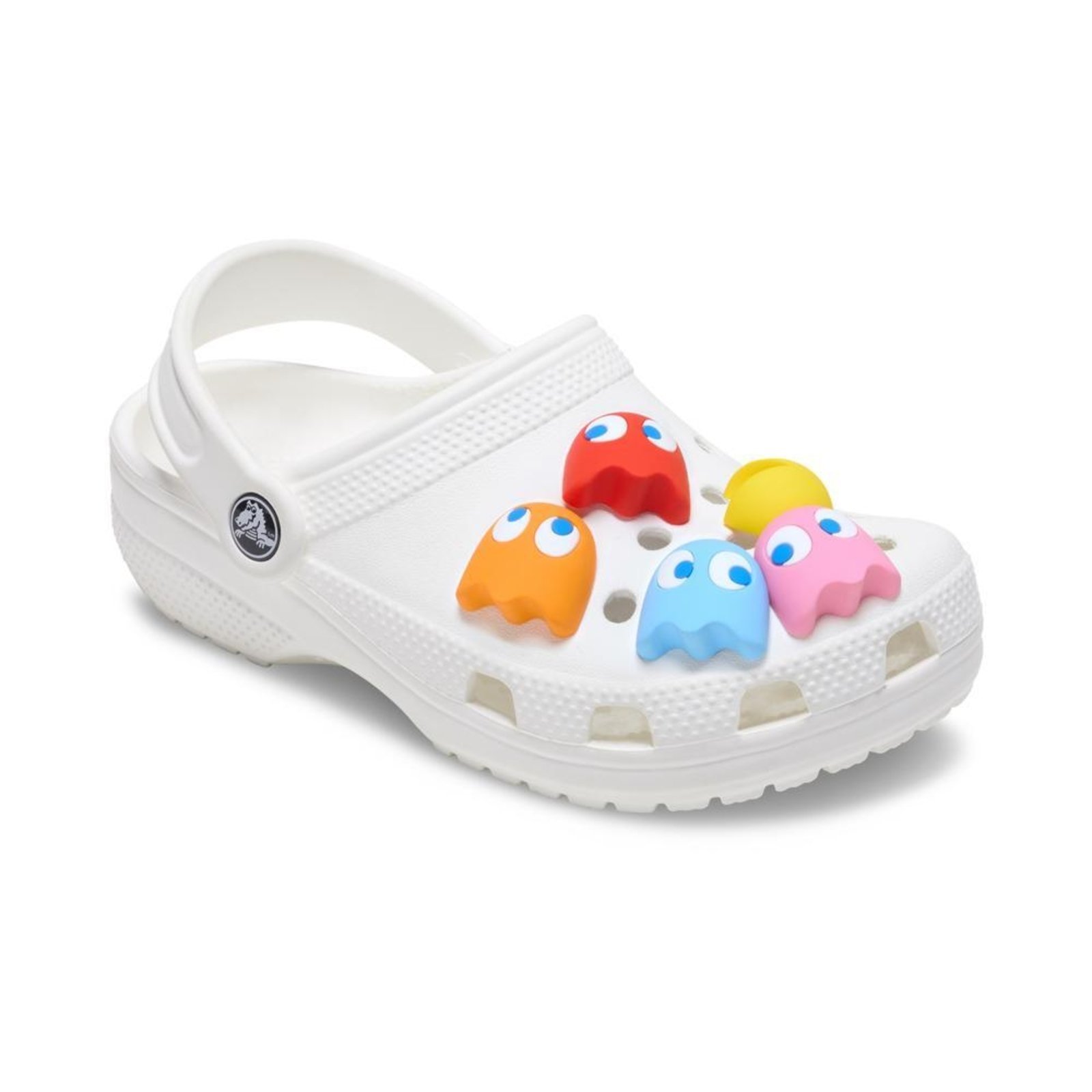 Vista 3 Infantil - Jibbitz™ PacMan Pack Com 5 Peças Crocs branco