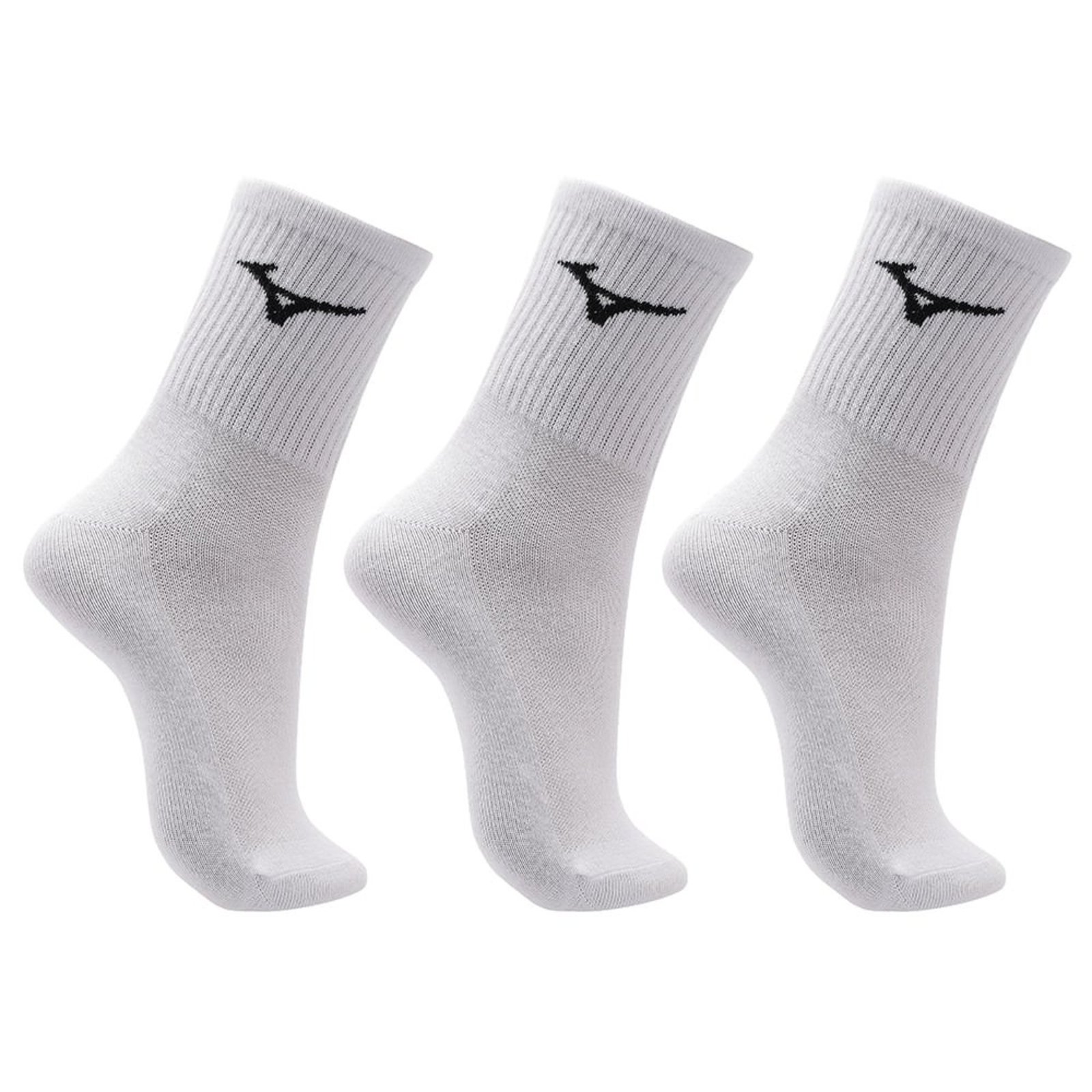 Vista 2 Meia Cano Alto Mizuno Prime Tam. Pacote Com 3 Pares Mizuno branco