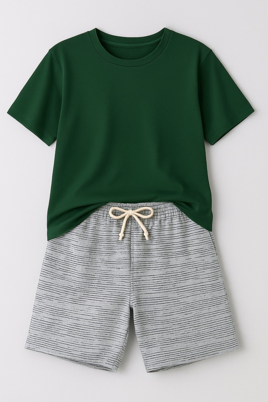 Infantil - Conjunto Masculino Básico Verde Musgo - Babei no Look