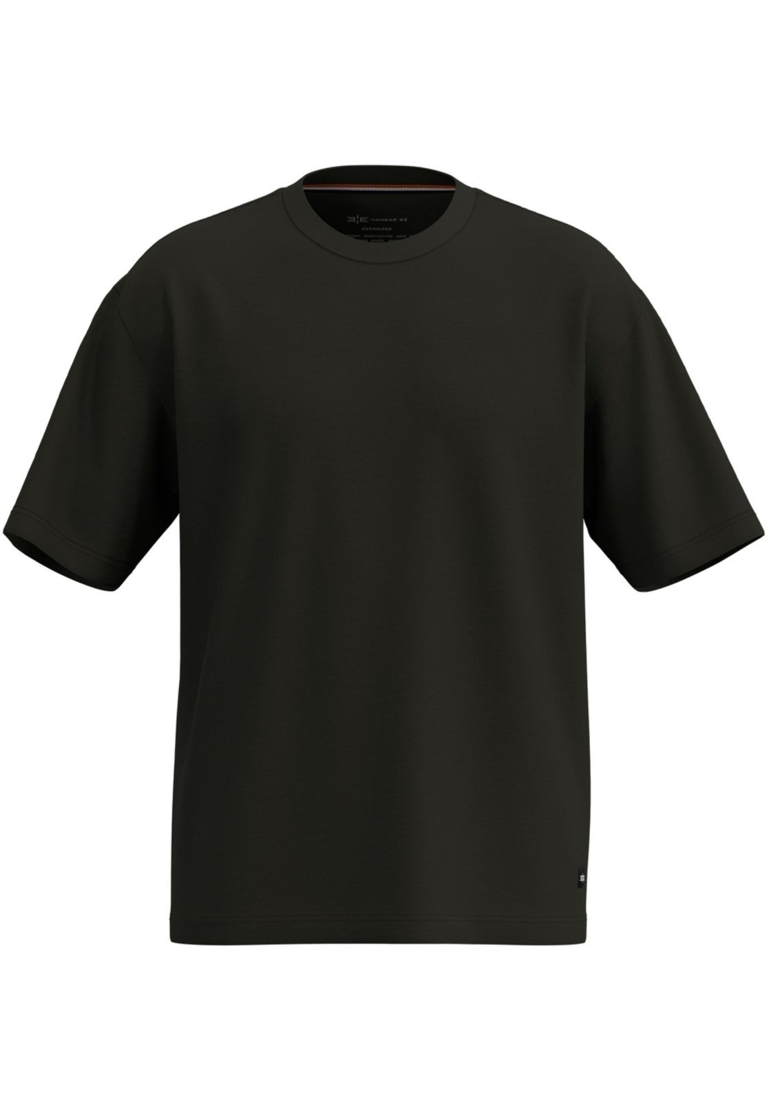 Camiseta Oversized De Mangas Curtas Com Estampa Posterior