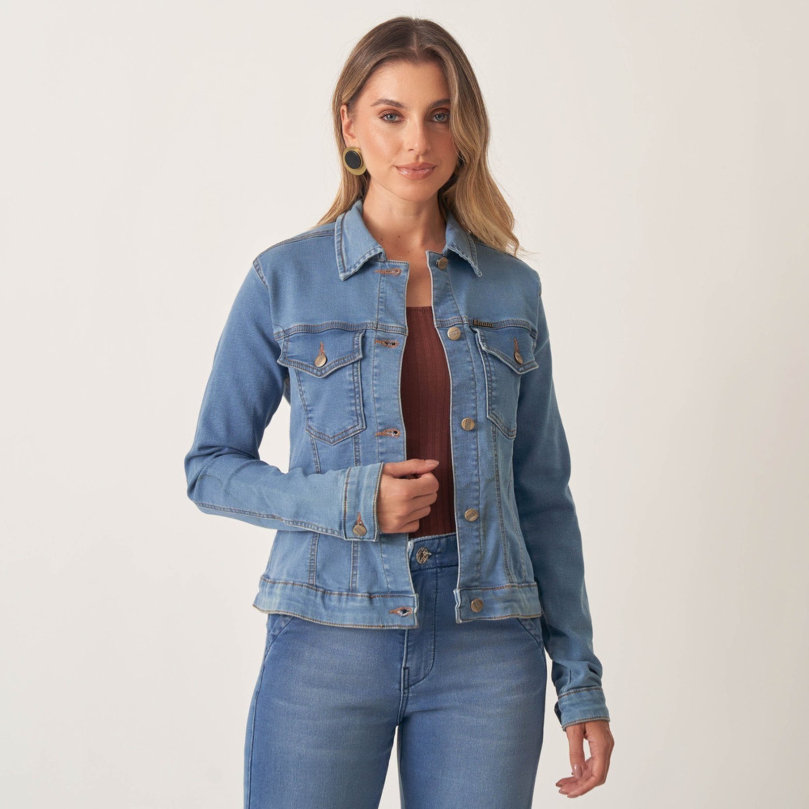 Jaqueta Jeans Confort Leny