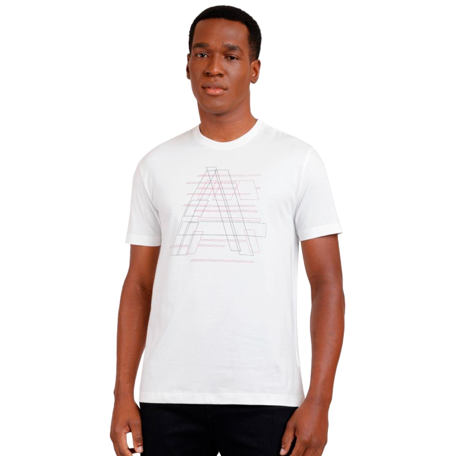 Camiseta Aramis Move Geometric IN24 Off White Masculino