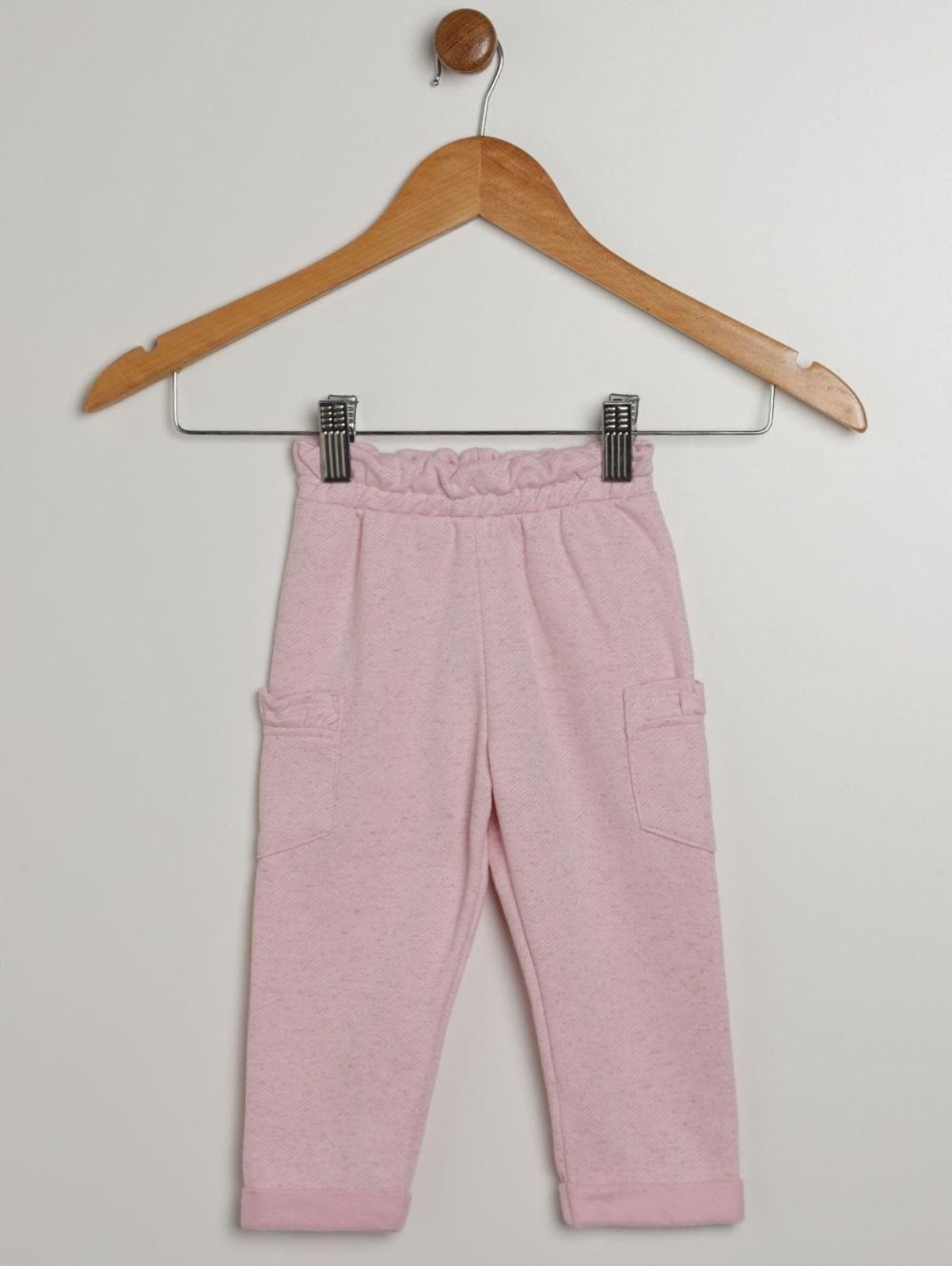 Infantil - Calça Clochard Com Bolso Para - ROSA
