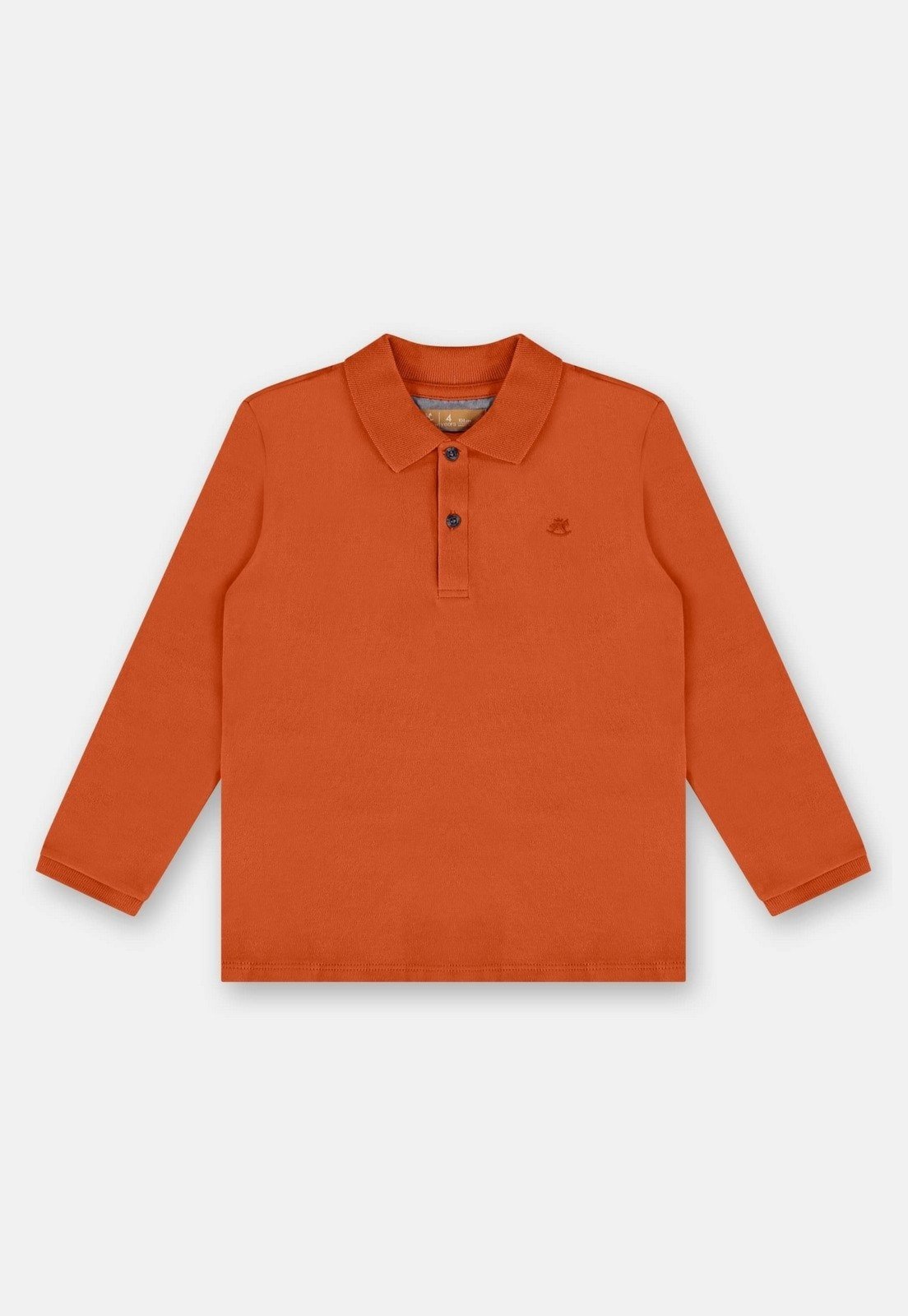 Infantil – Camisa Polo em Suedine Masculino Up Baby Laranja