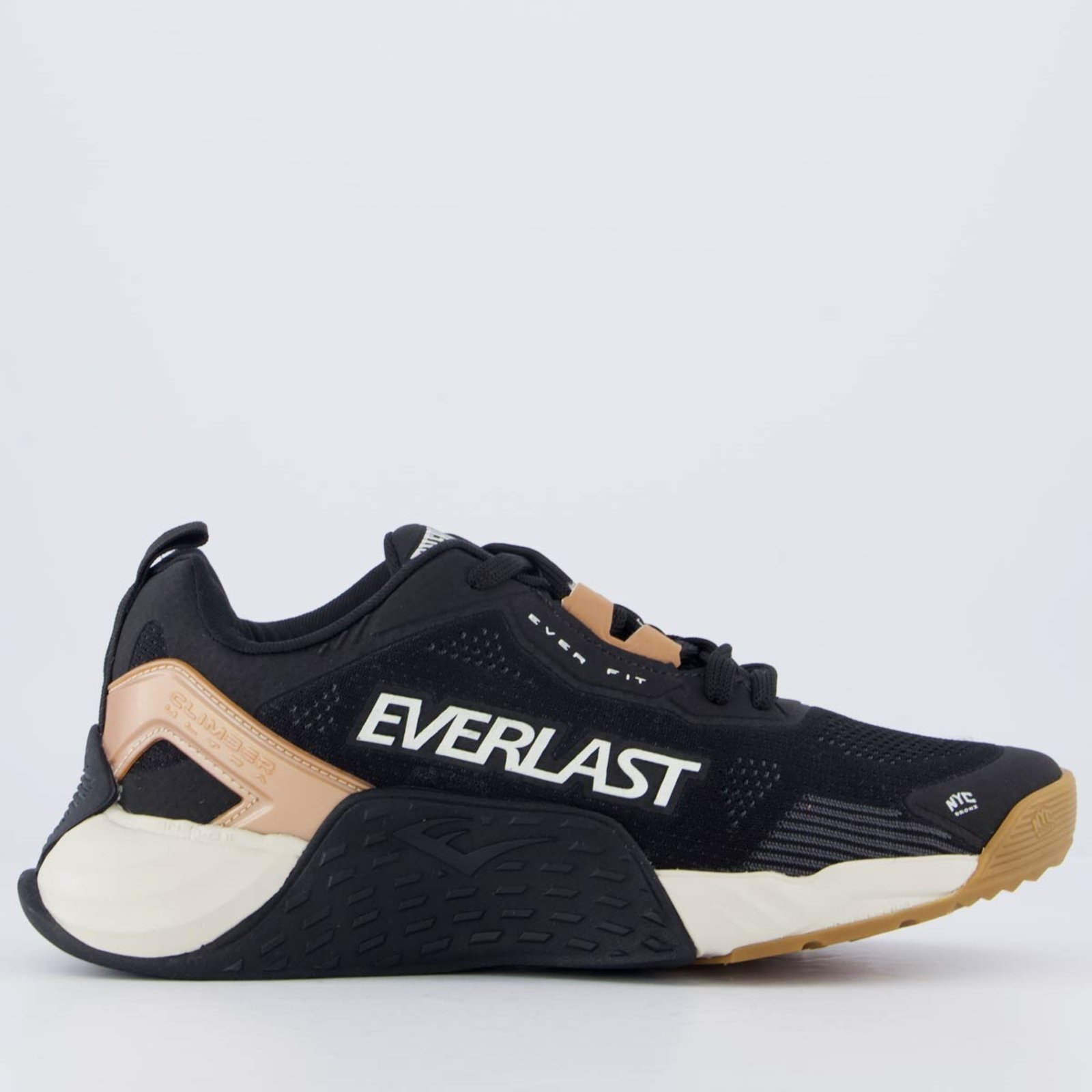Vista 2 Tênis Everlast Climber Ultra e Marrom preto Everlast preto