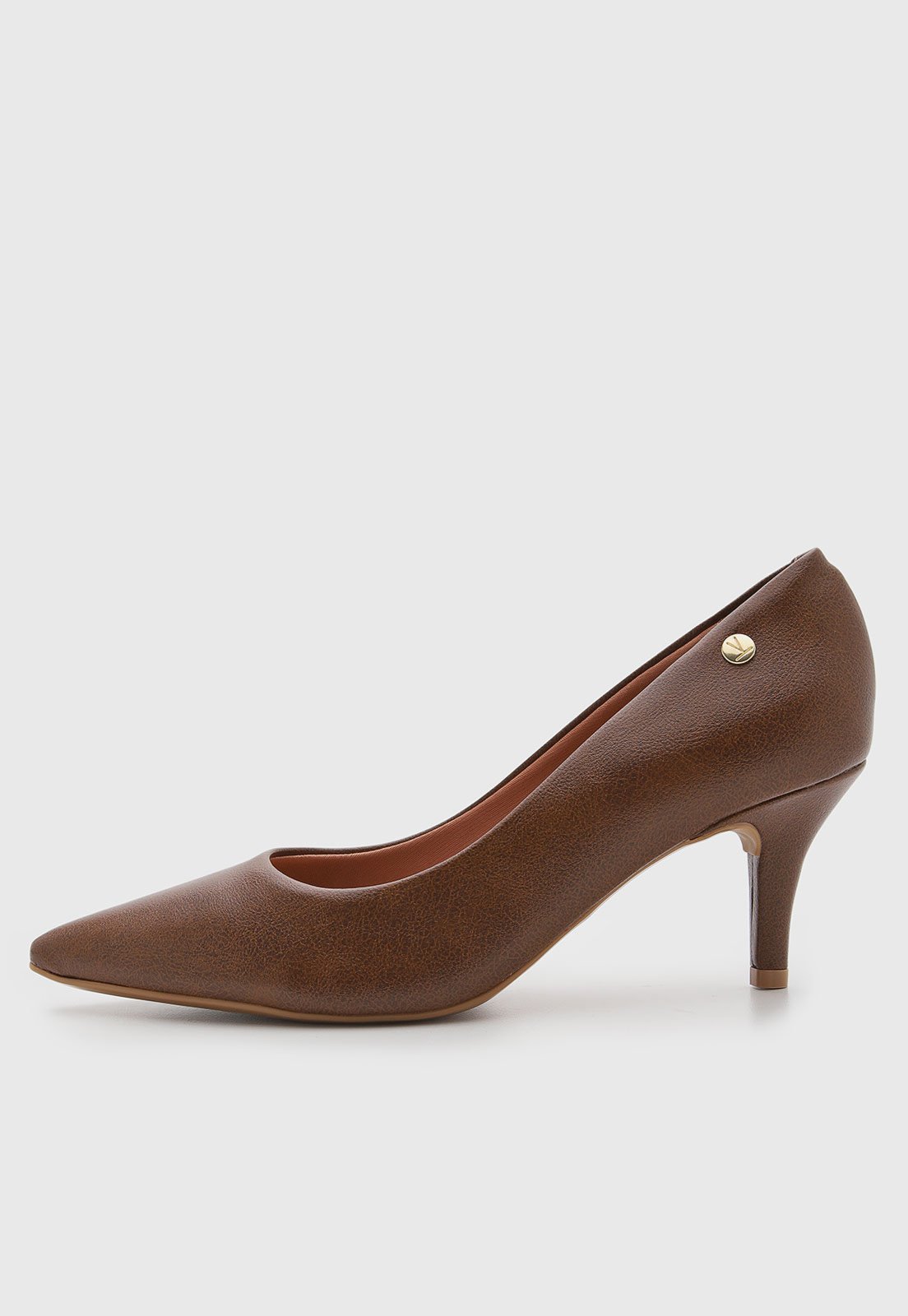 Scarpin Feminino Vizzano Bico Fino Marrom