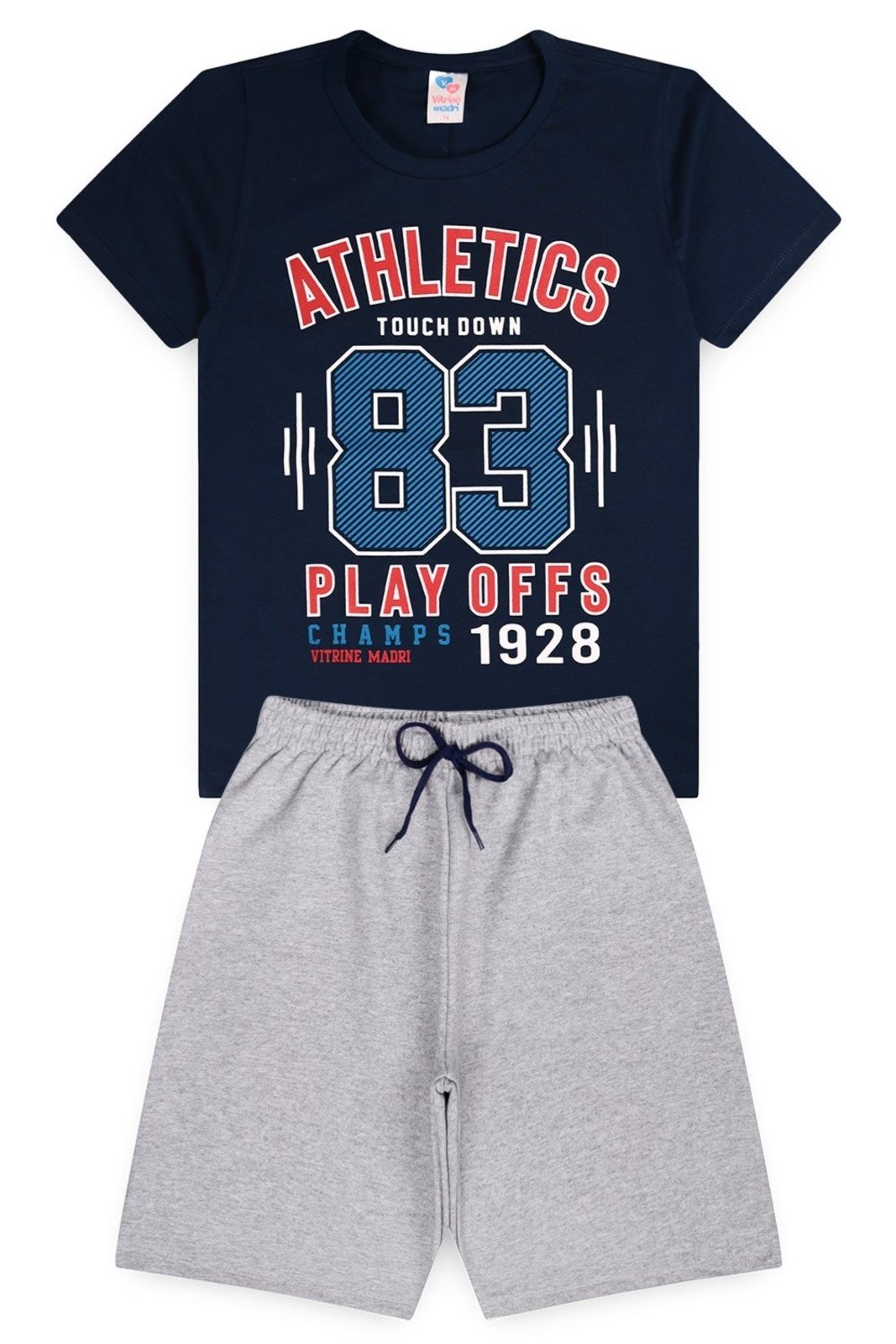 Infantil - Conjunto Juvenil Verão Masculino Athletics Play