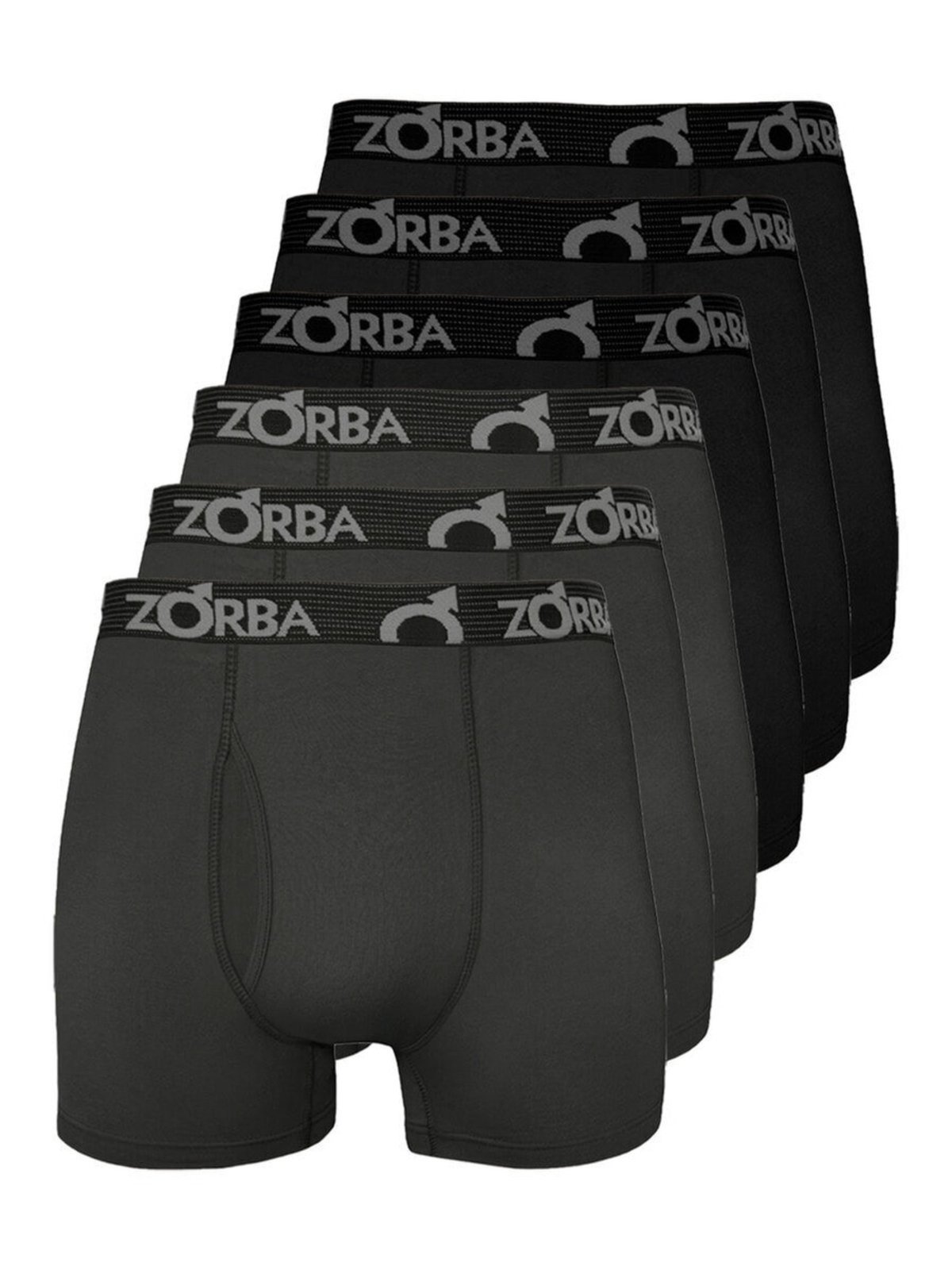 Kit com 6 Cuecas Boxer com Abertura Zorba 848