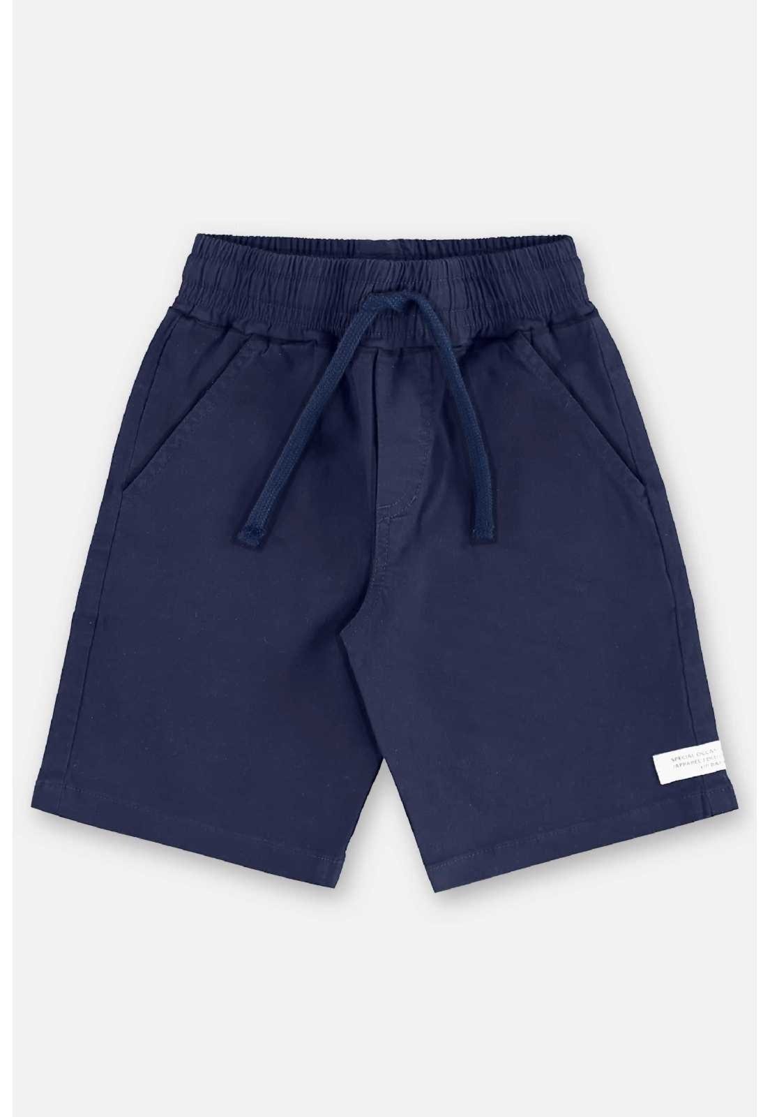 Infantil - Bermuda em Sarja Up Baby Azul