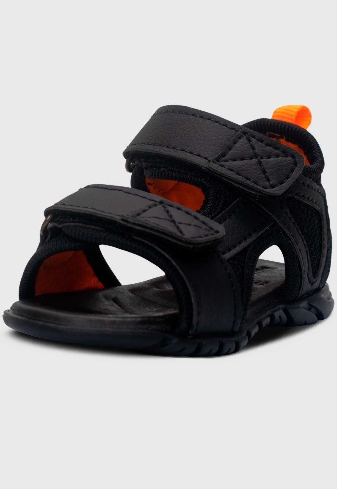 Vista 2 Infantil - Sandália Papete Pópidi preto Pópidí preto