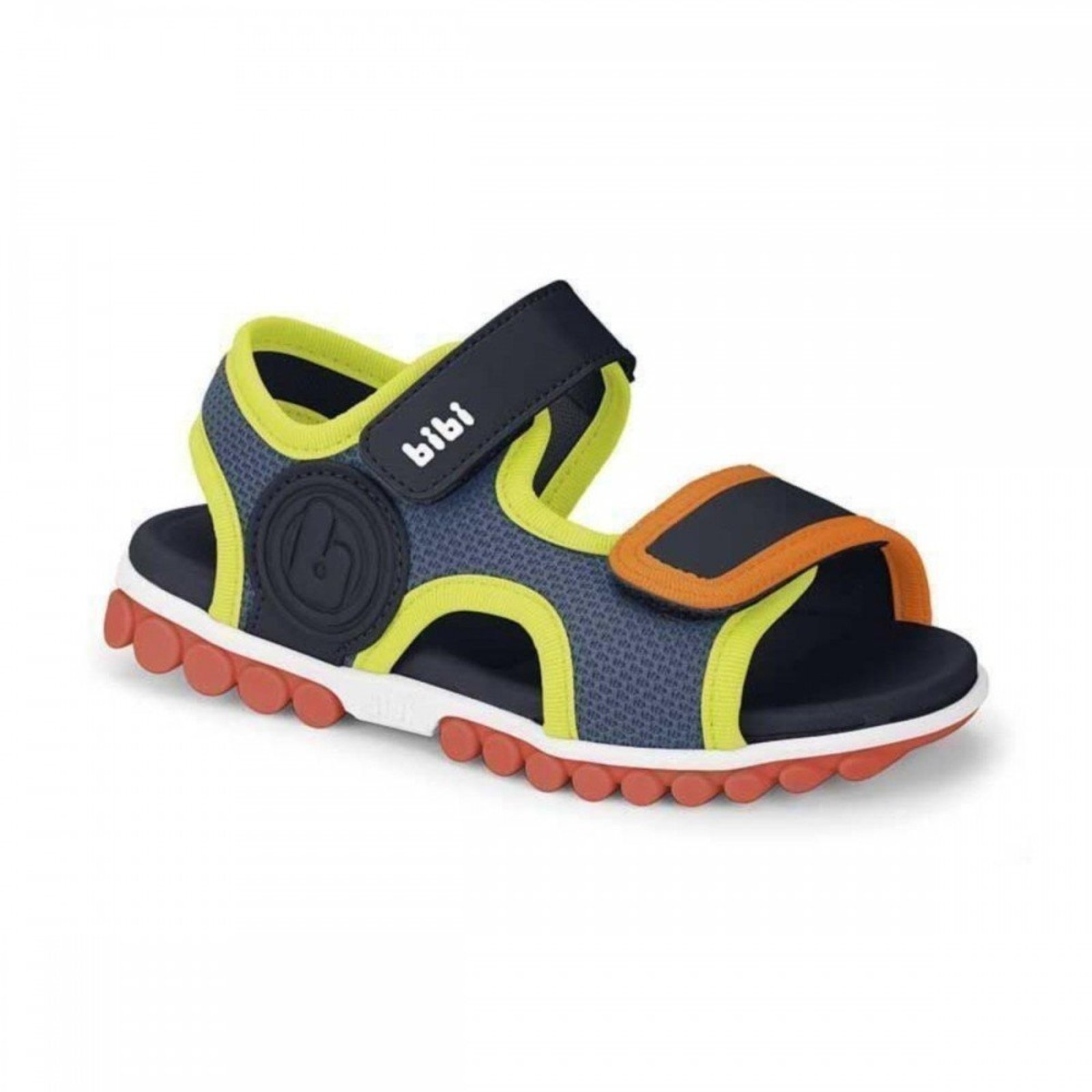 Infantil - Sandalia Bibi 1240072 Summer Roller Sport 2 Menino Bibi Cinza