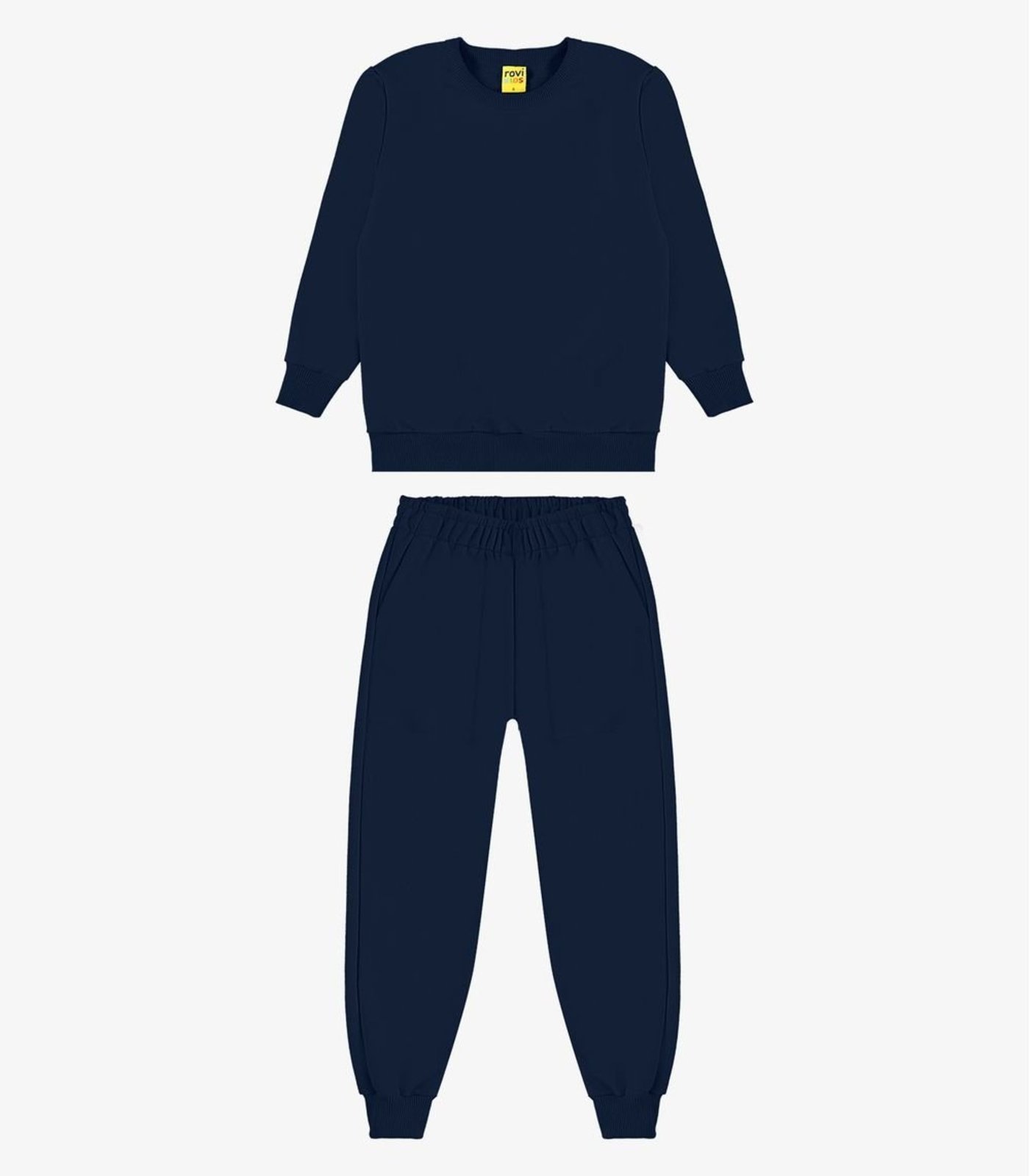 Infantil - Conjunto Blusão com Calça Menino Rovi Azul