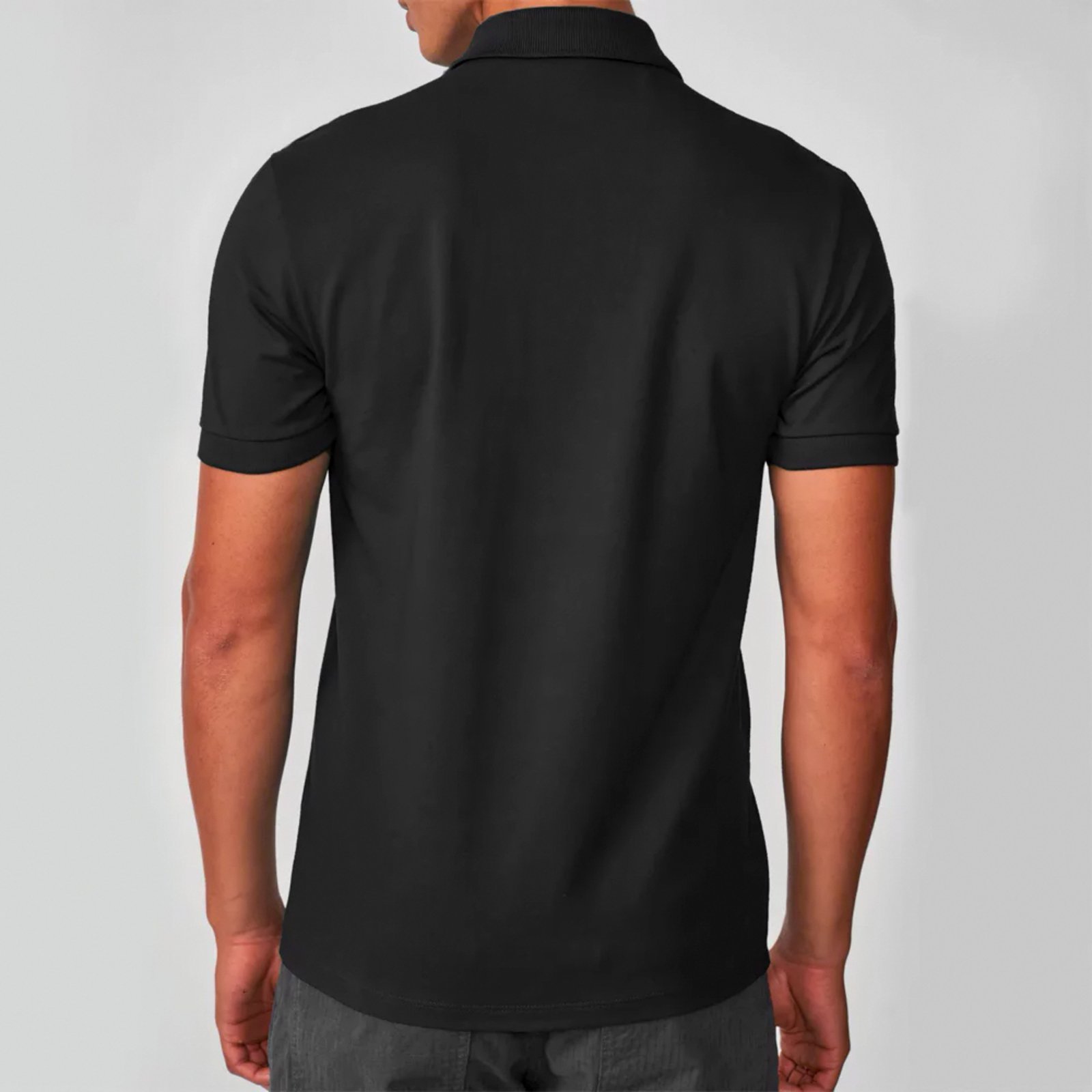 Vista 3 Camisa Polo Colcci Logo Pr26 Masculino preto Colcci preto