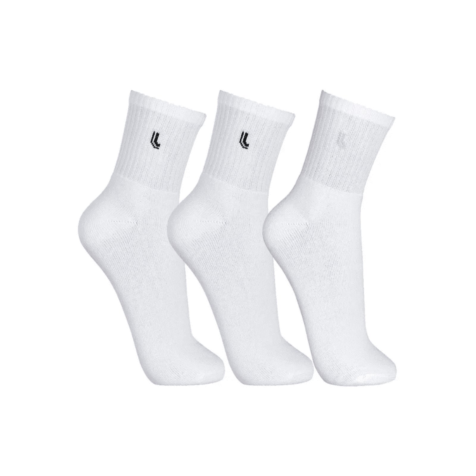 Kit 3 Pares Meia Lupo Sport Cano Médio Unissex Atoalhada
