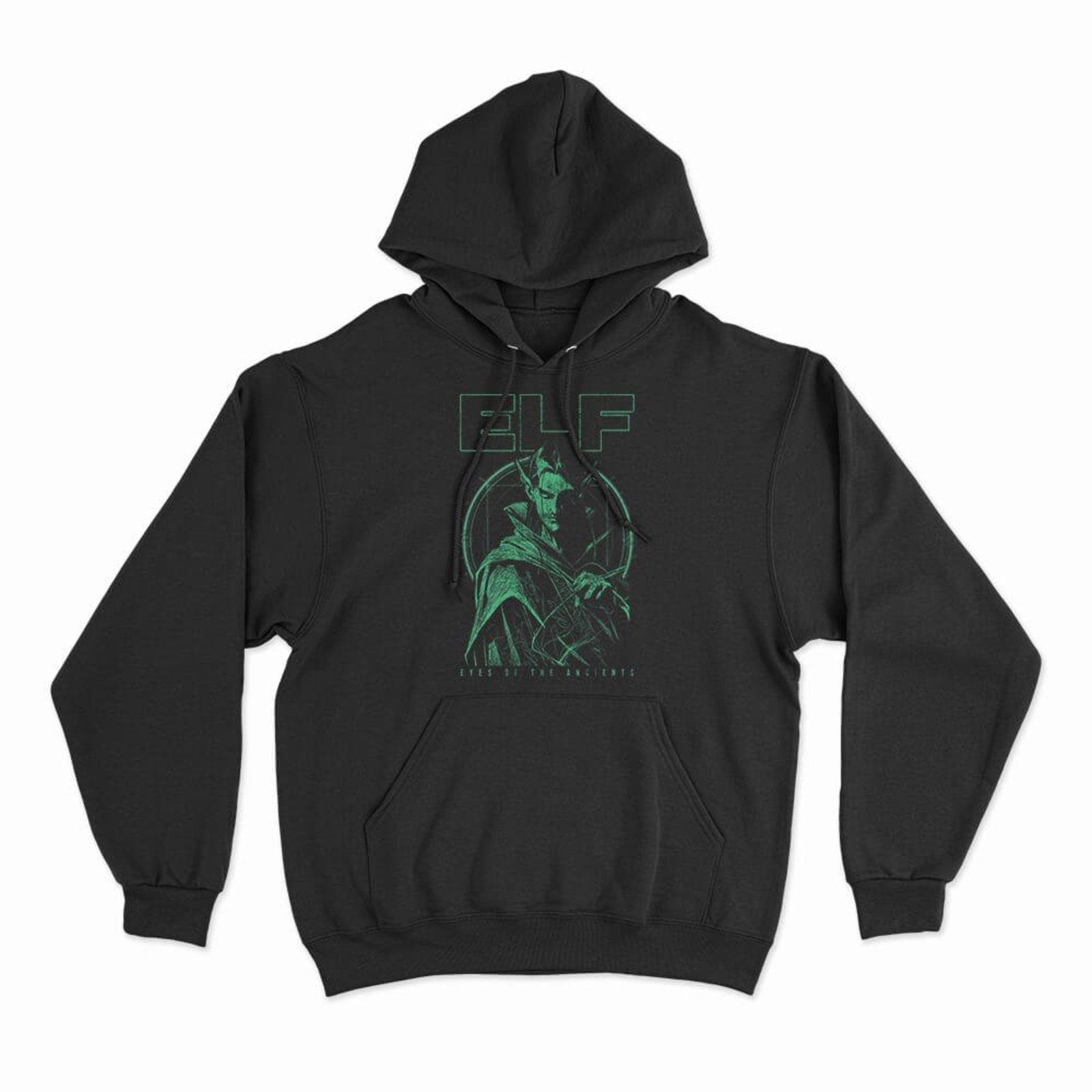 Moletom Com Capuz Elf - Preto - Casual - Studio Geek