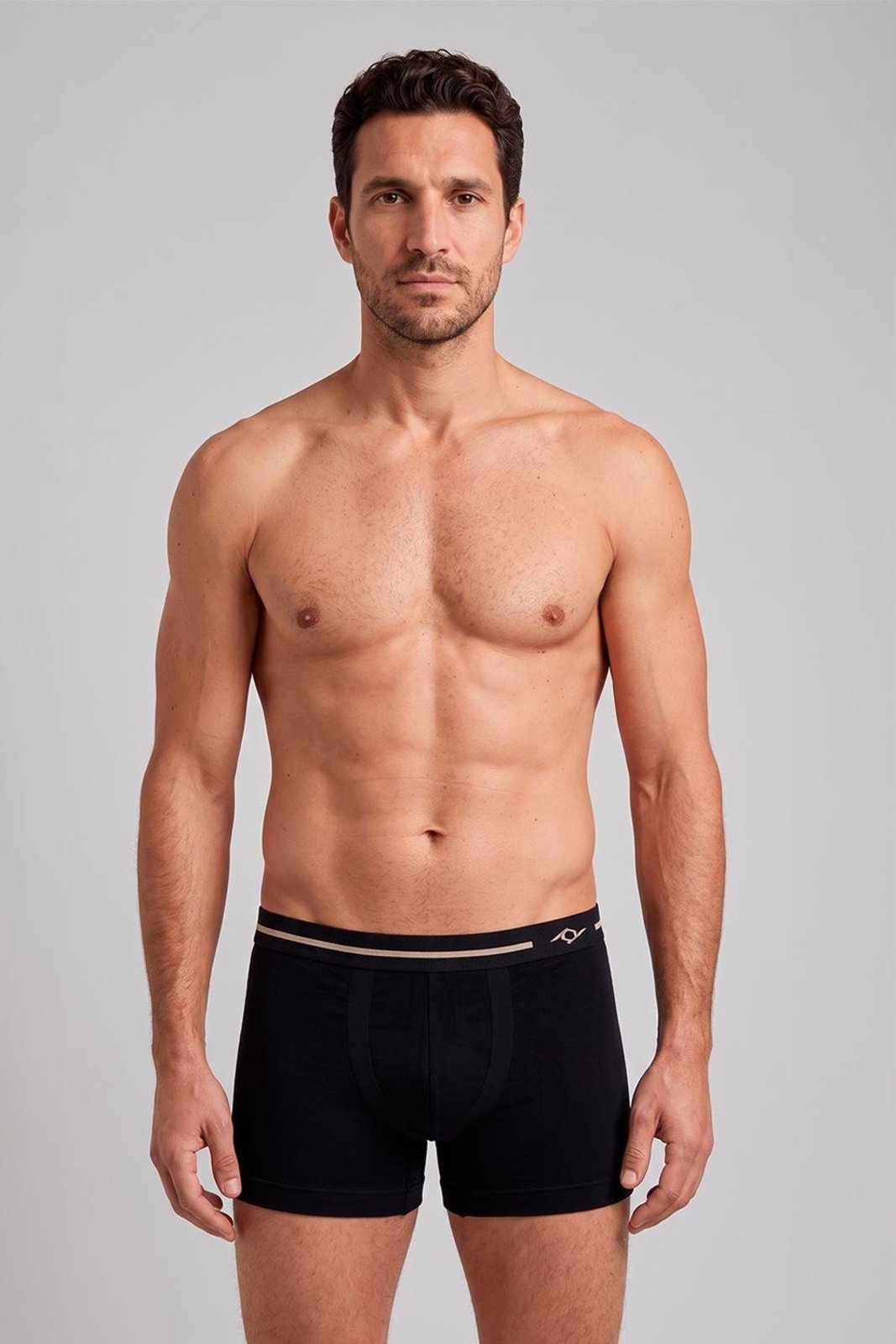 Cueca Boxer Microfibra Lisa, 015156 Preto