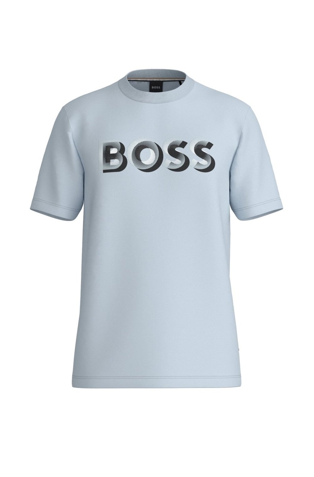Camiseta De Algodão Mercerizado Com Logo