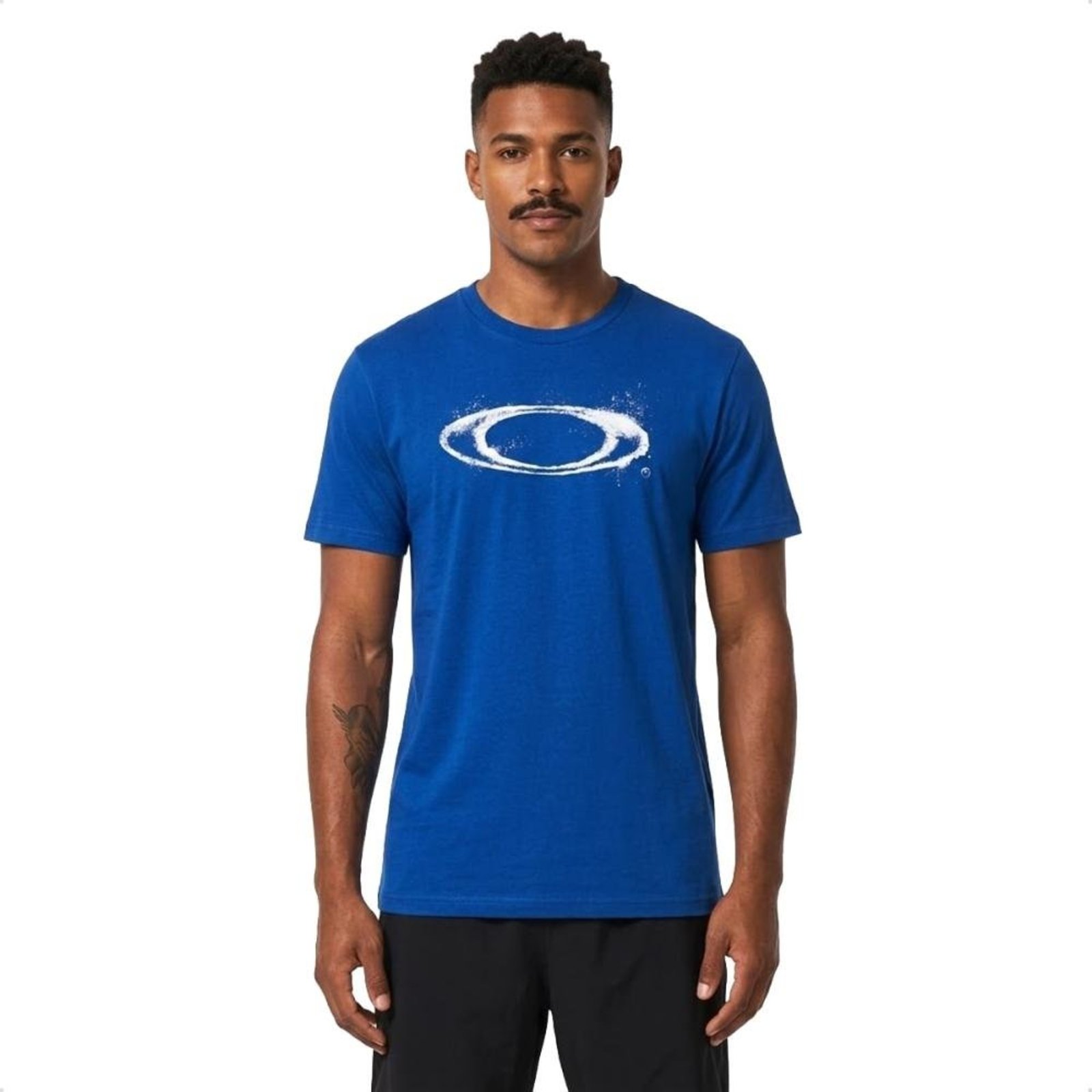Camiseta Oakley Masculina Ellipse Dusty SS Tee Azul