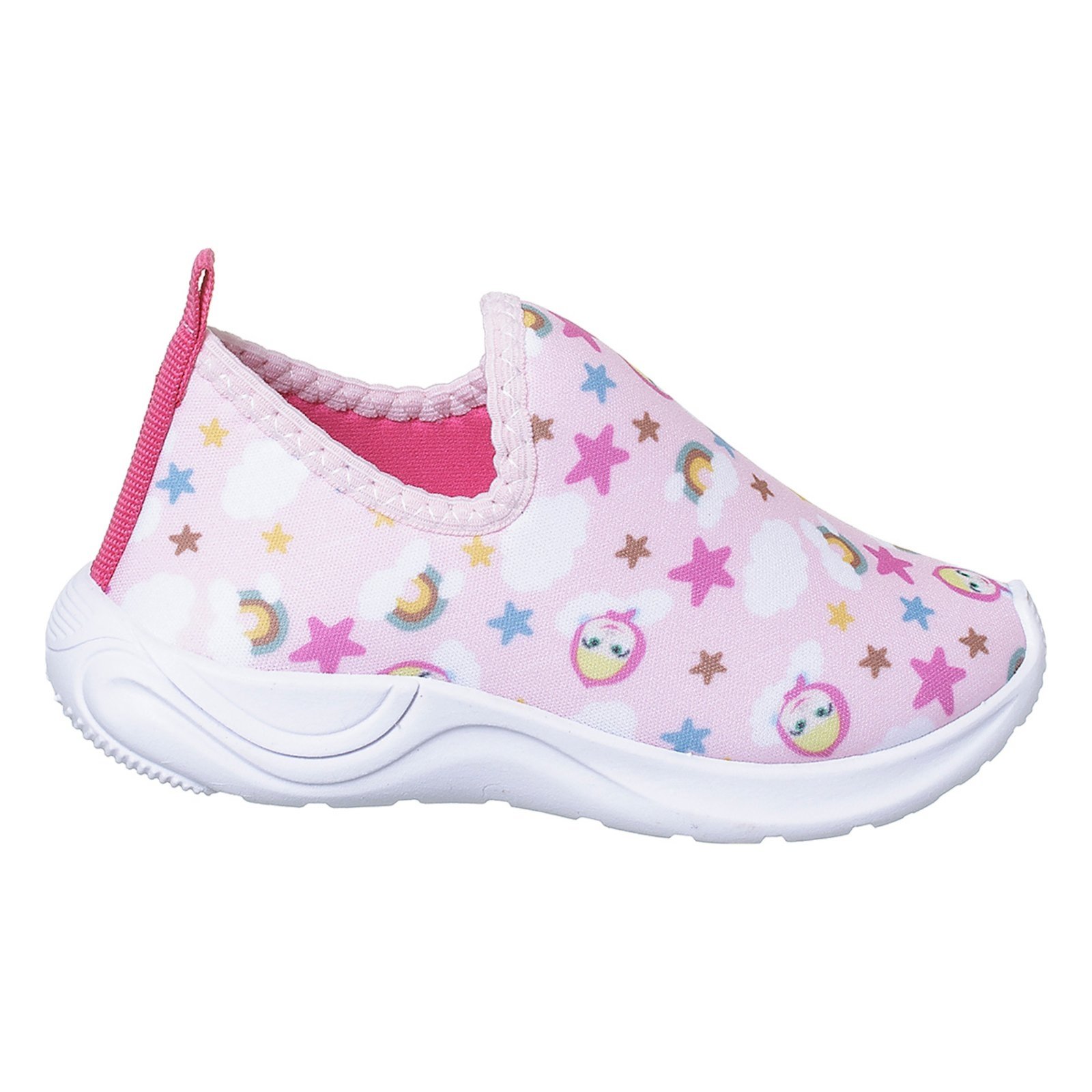 Infantil – Tênis Menina Calce Fácil Footz Desenho Animado Masha Confortável e Macio Rosa