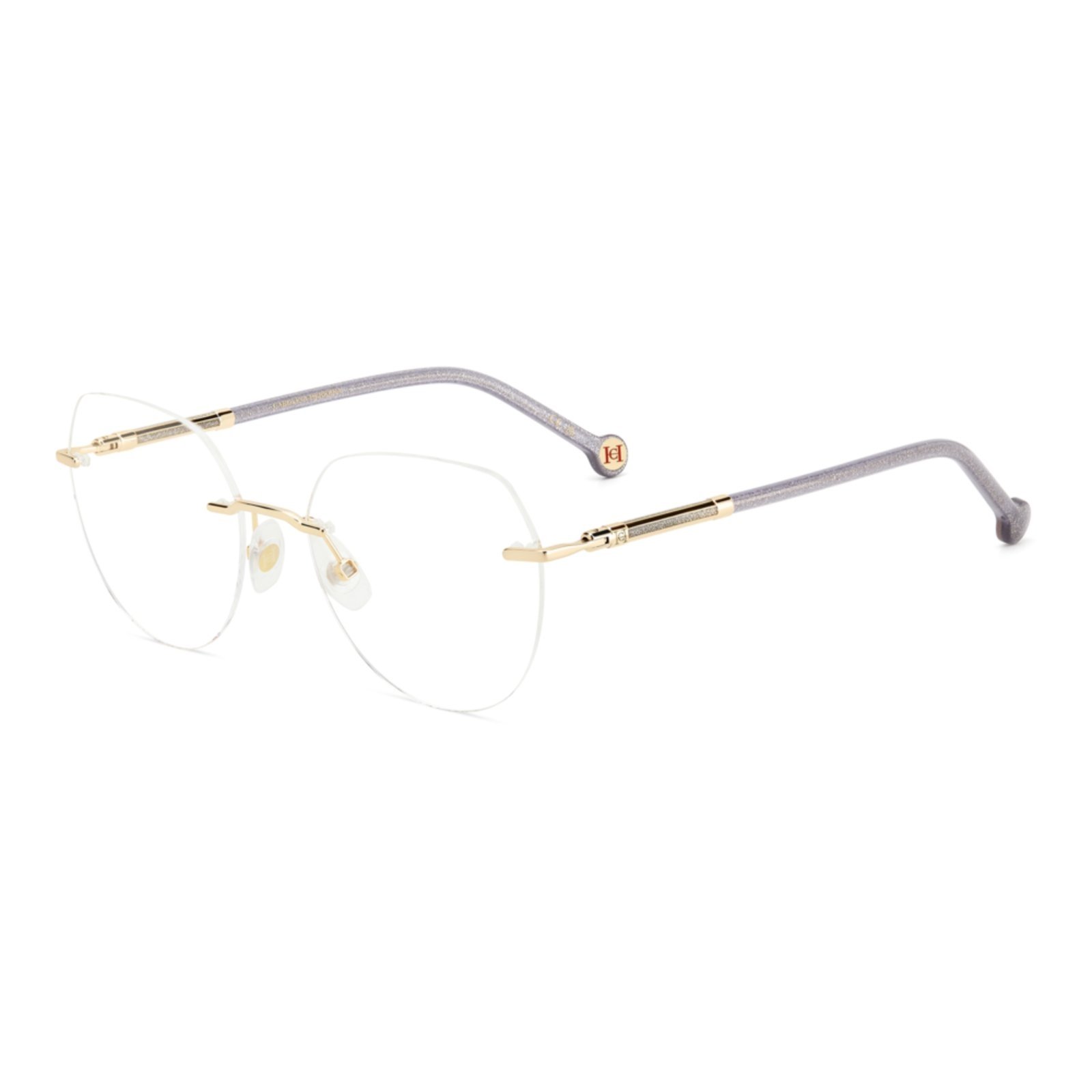 Armação de Óculos Carolina Herrera Her 0235 Lyw – Dourado 54