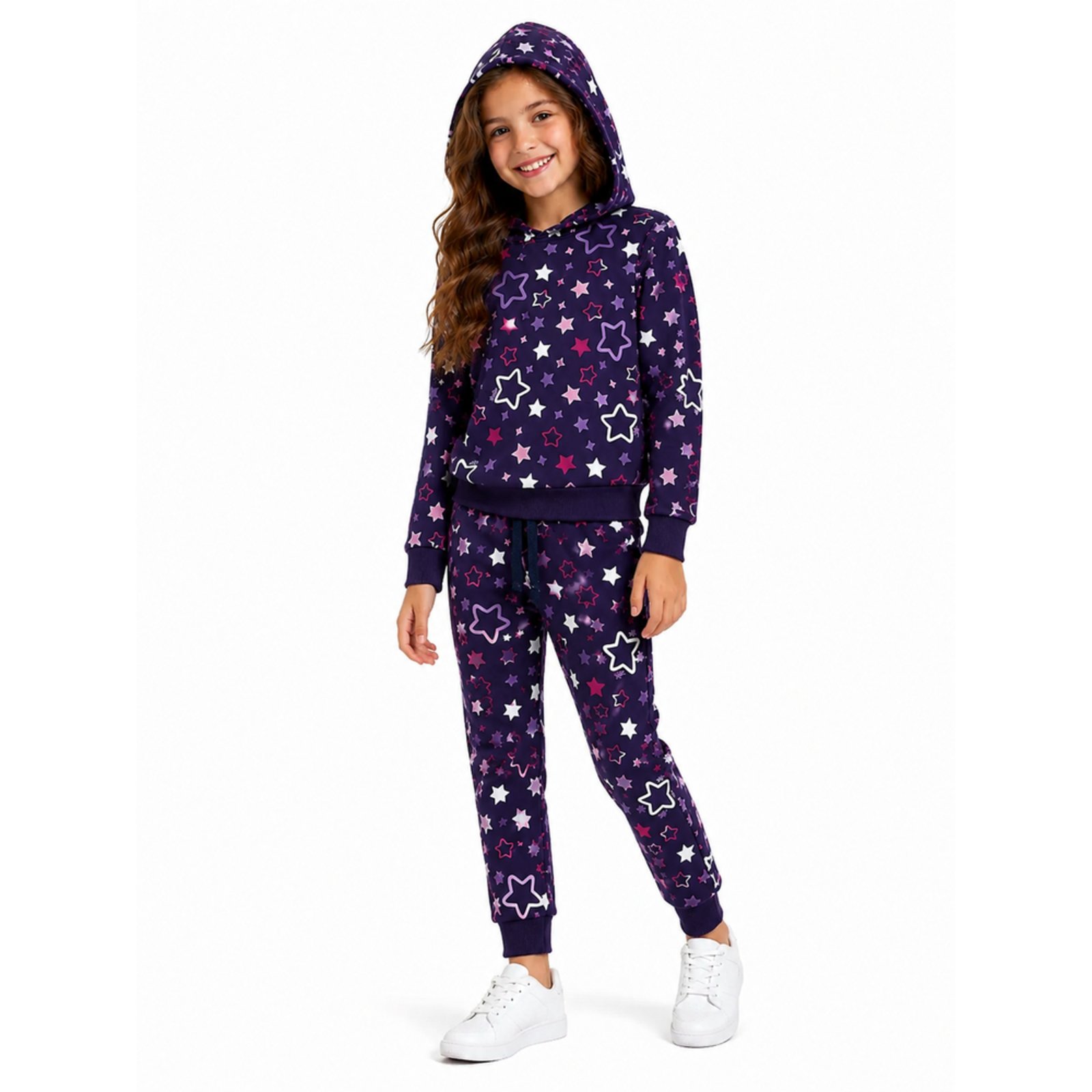 Infantil - Conjunto Menina Inverno Estrelas Iaia