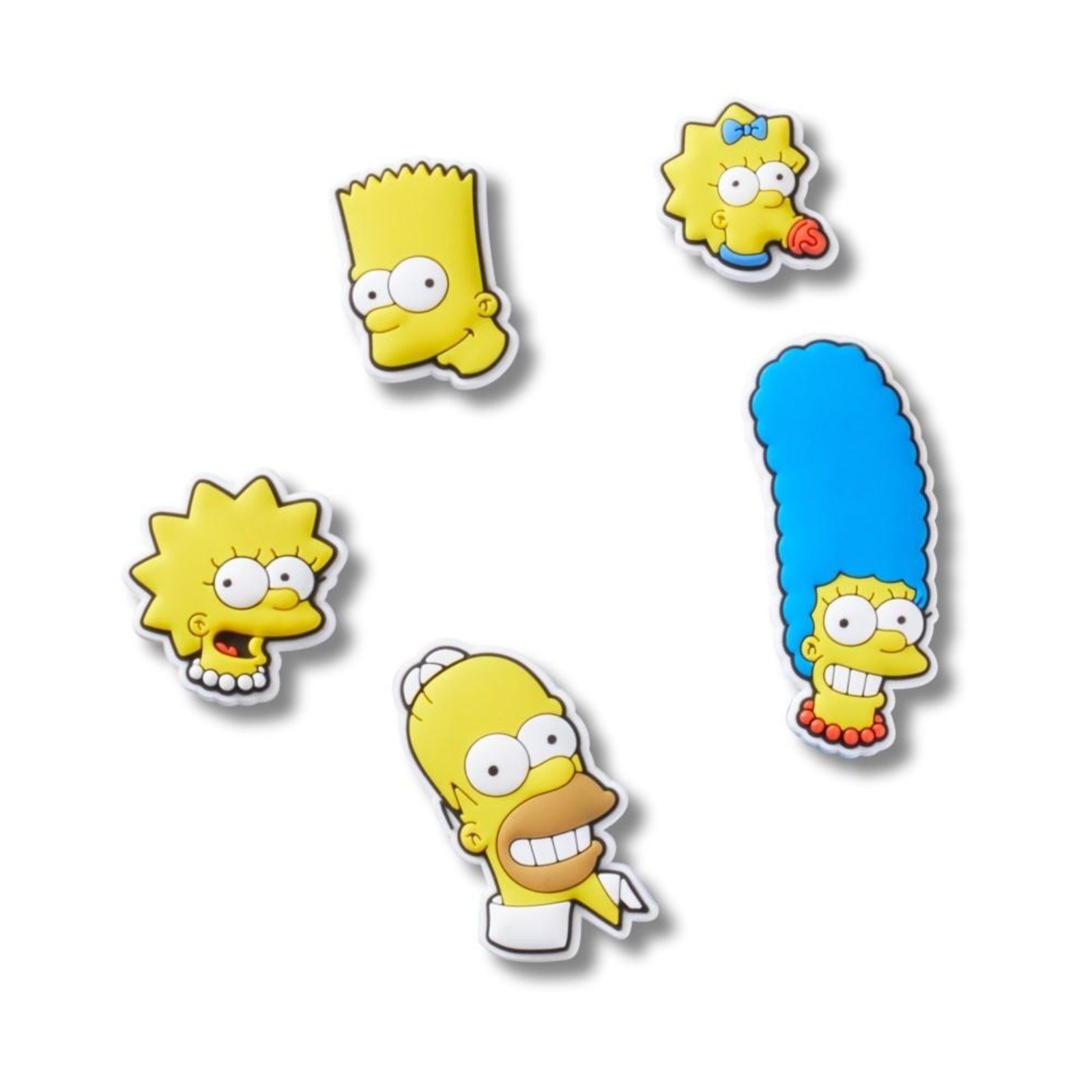 Vista 2 Infantil - Jibbitz™ The Simpsons Pack com 5 Peças Crocs branco