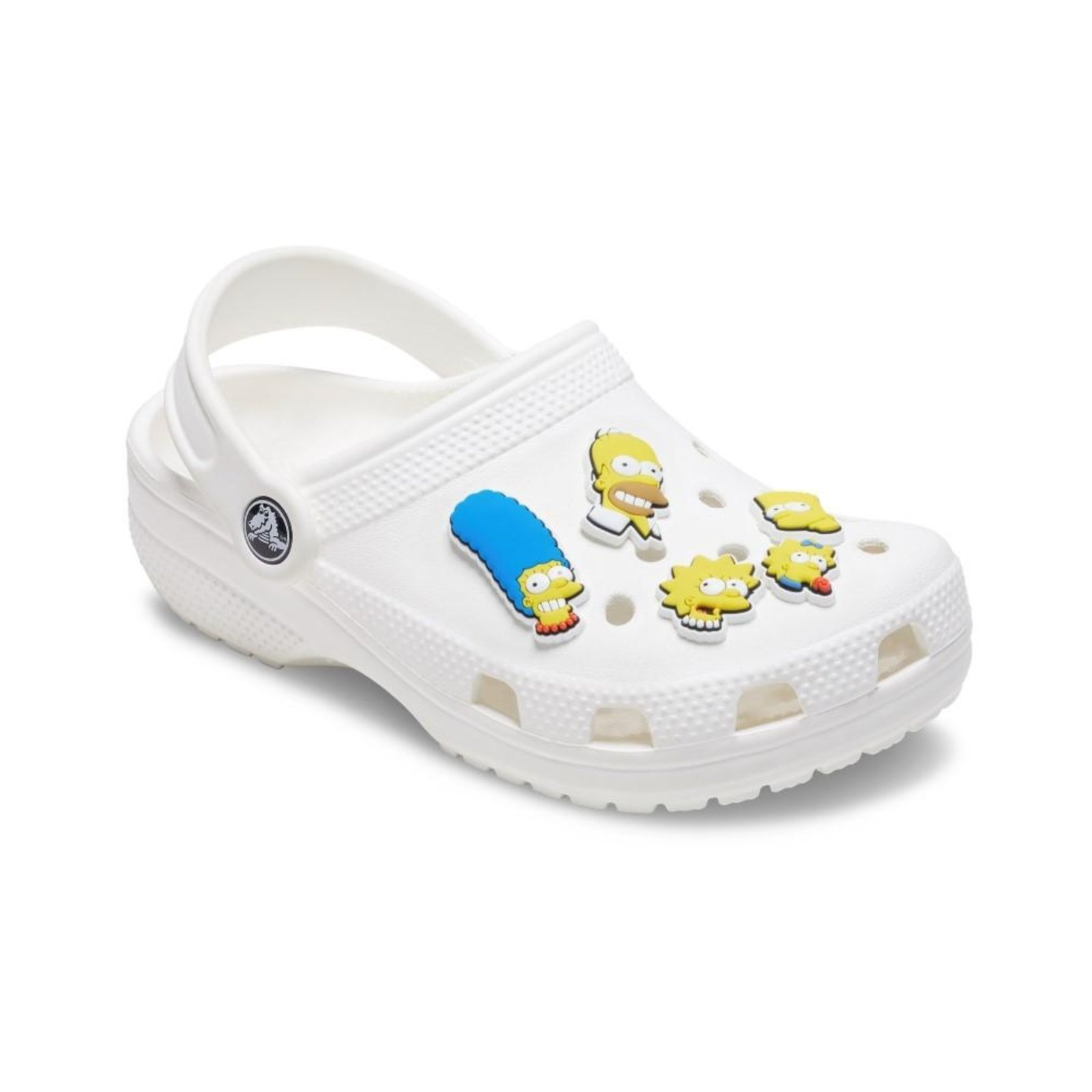 Vista 3 Infantil - Jibbitz™ The Simpsons Pack com 5 Peças Crocs branco