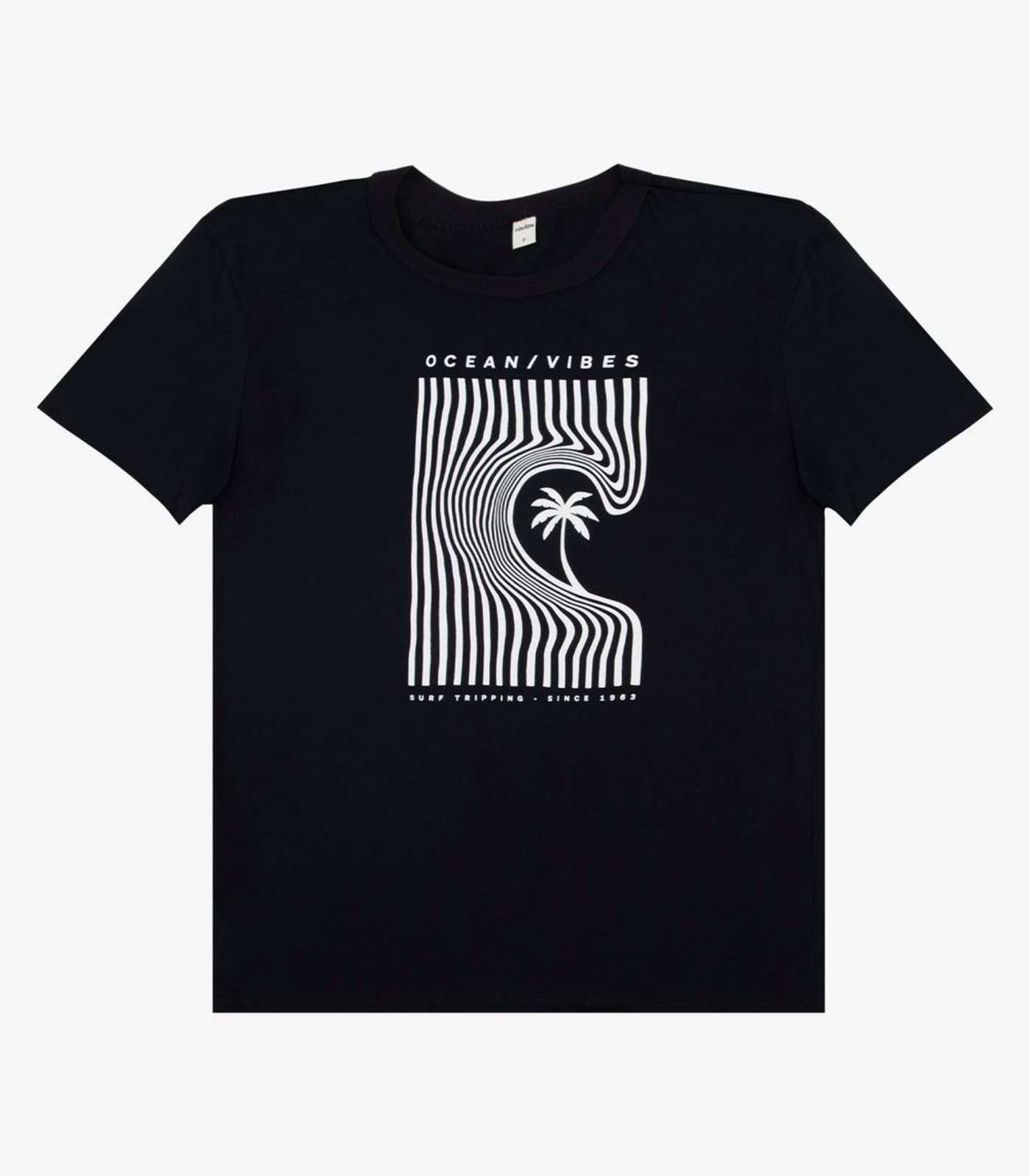 Camiseta Adulto Masculino Meia Malha Rovitex Preto
